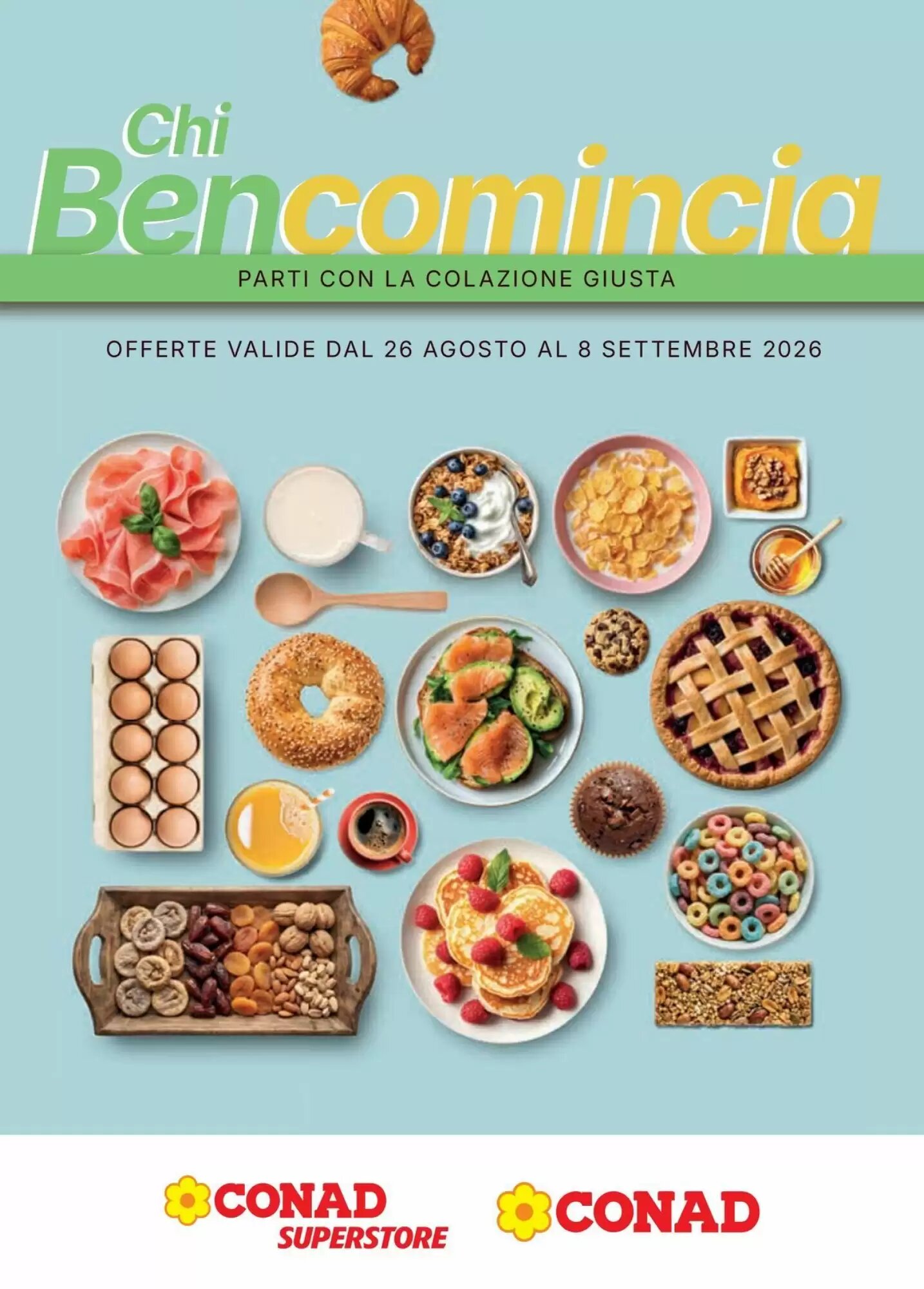 Volantino promozionale Conad Superstore  valide dal 26/08/2026 - Pagina 1.