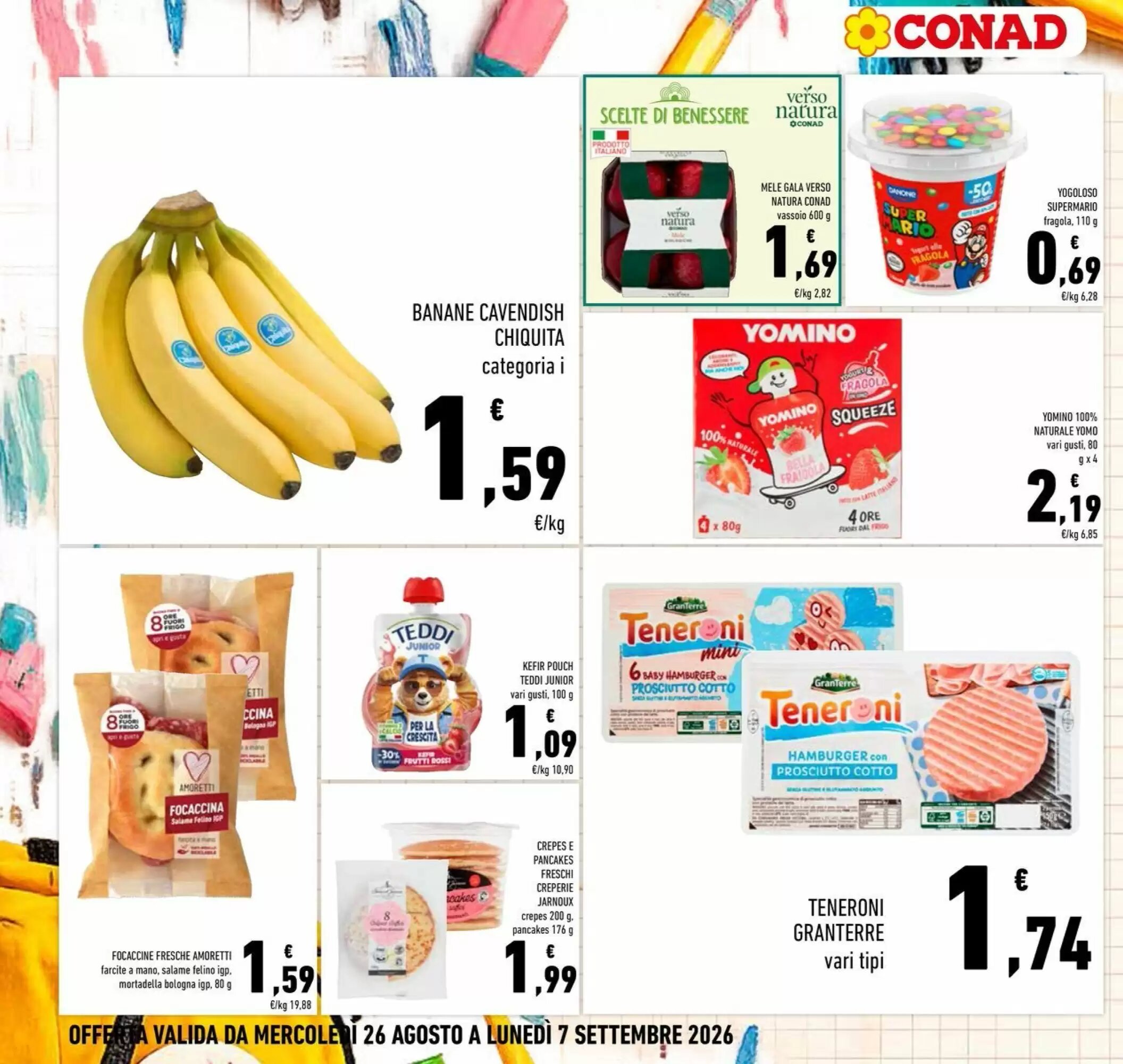 Volantino promozionale Conad  valide dal 26/08/2026 - Pagina 2.