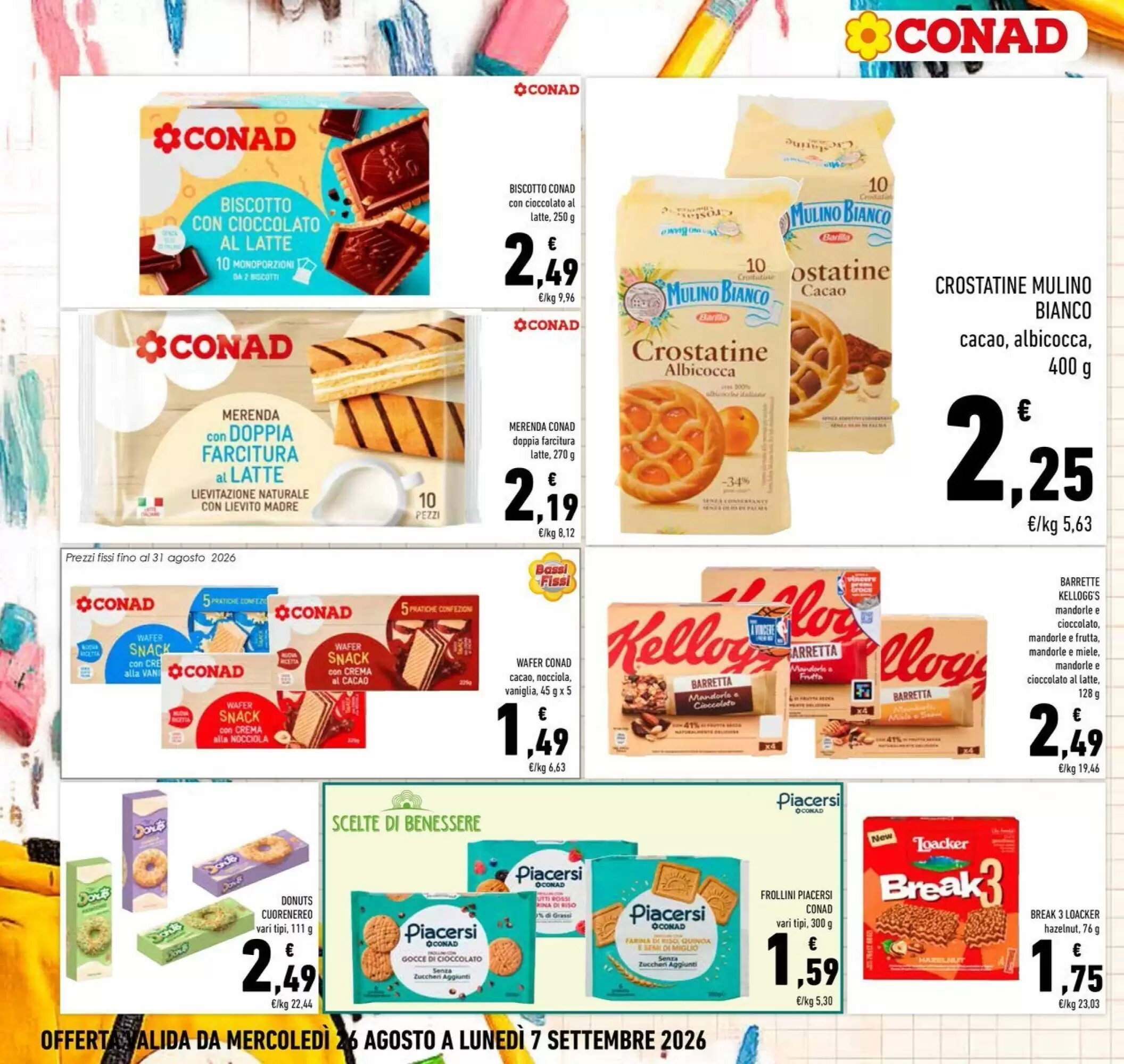 Volantino promozionale Conad  valide dal 26/08/2026 - Pagina 4.