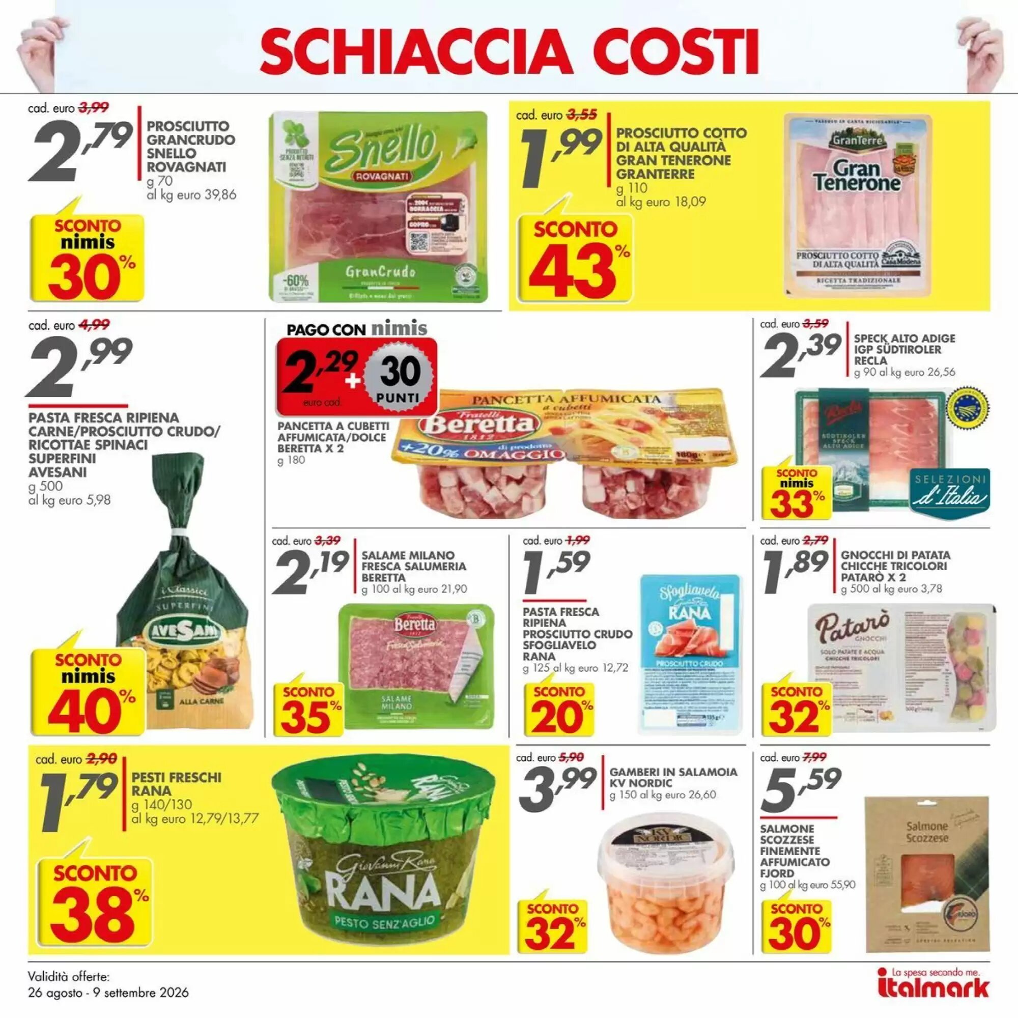 Volantino promozionale Italmark  valide dal 26/08/2026 - Pagina 13.