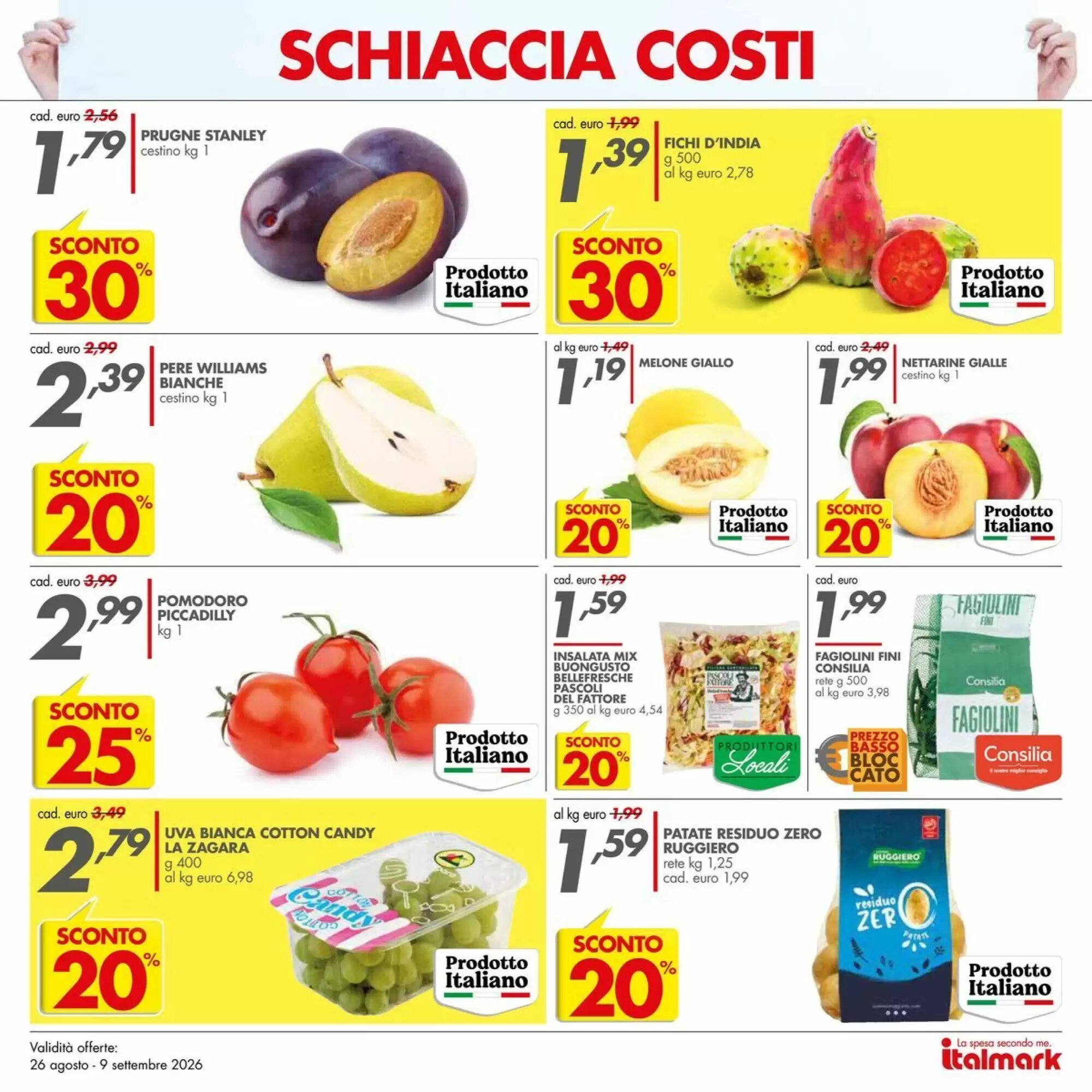 Volantino promozionale Italmark  valide dal 26/08/2026 - Pagina 19.