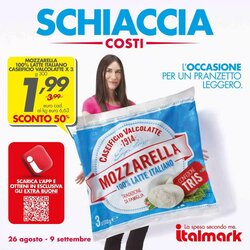 Volantino promozionale Italmark  valide dal 26/08/2026