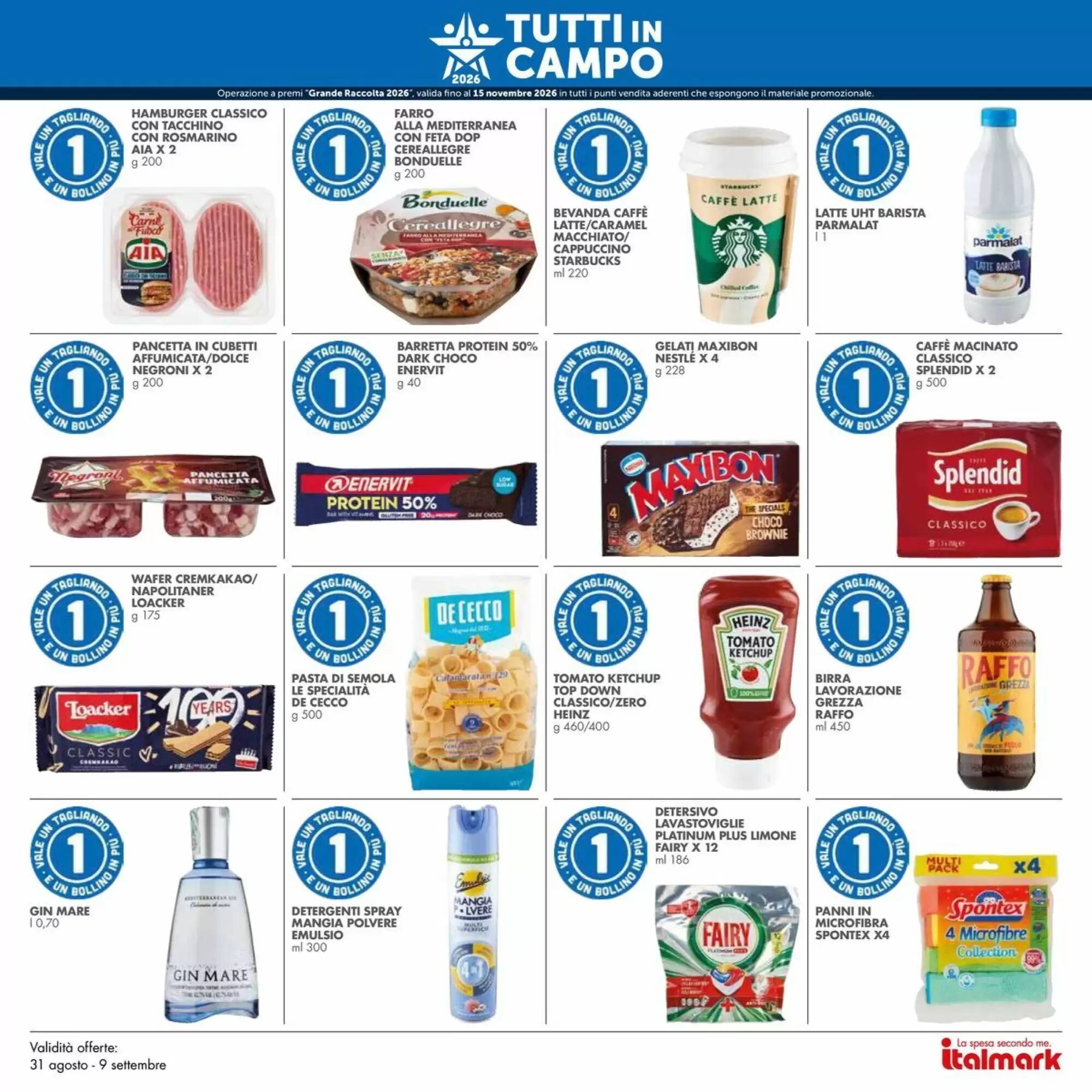 Volantino promozionale Italmark  valide dal 26/08/2026 - Pagina 24.