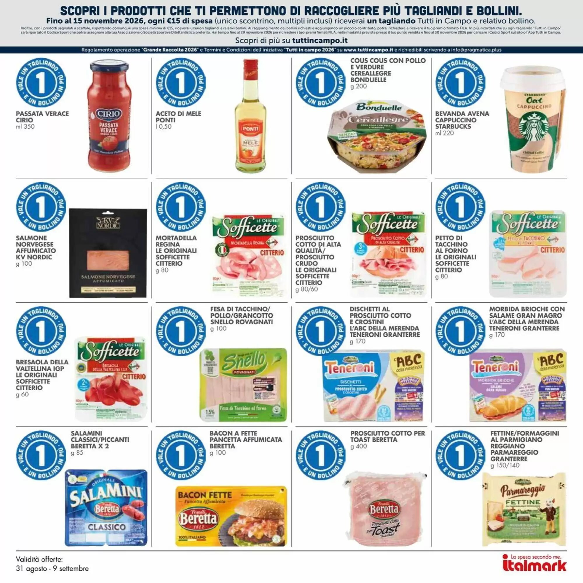 Volantino promozionale Italmark  valide dal 26/08/2026 - Pagina 25.