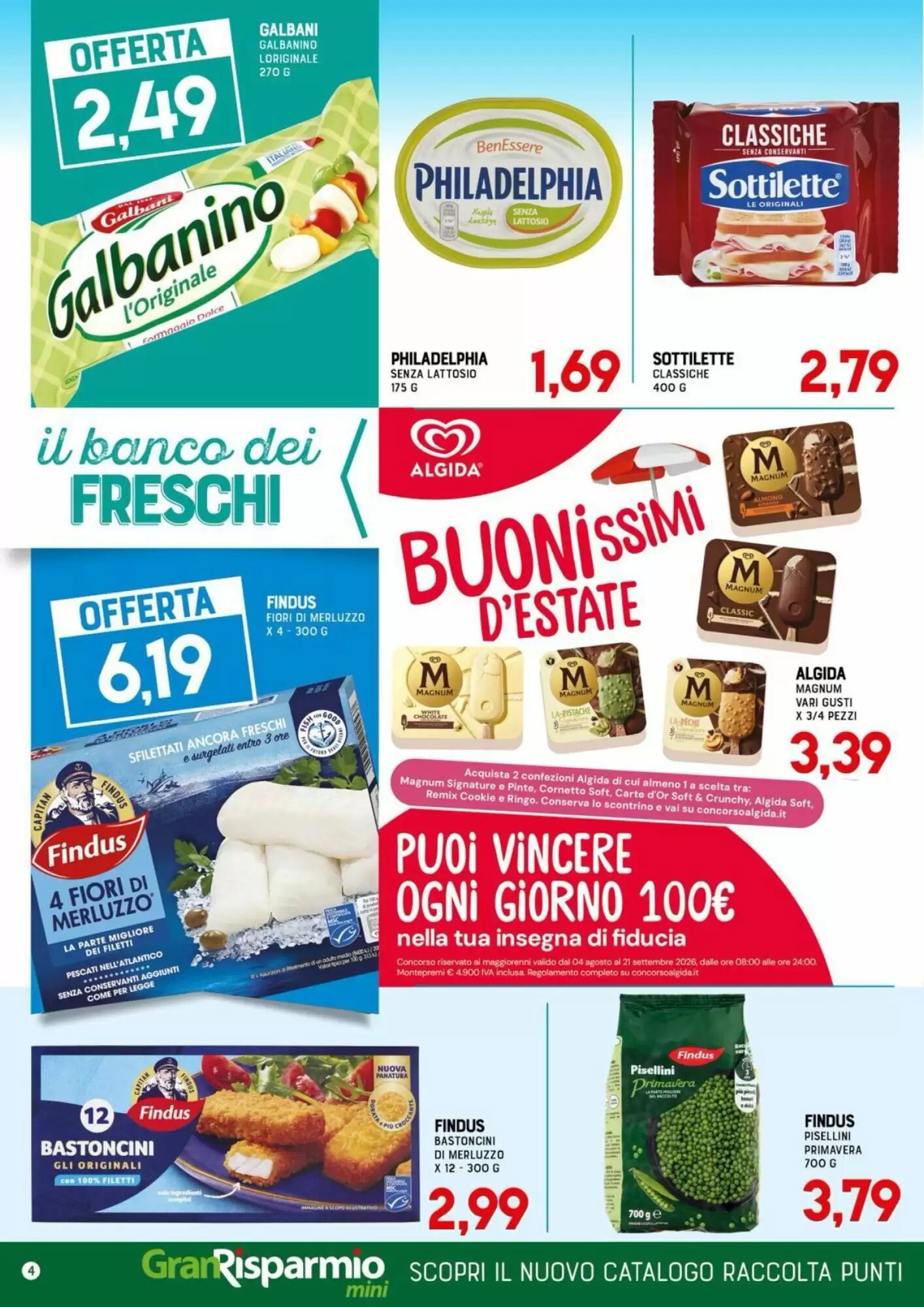 Volantino promozionale Gran Risparmio  valide dal 26/08/2026 - Pagina 4.