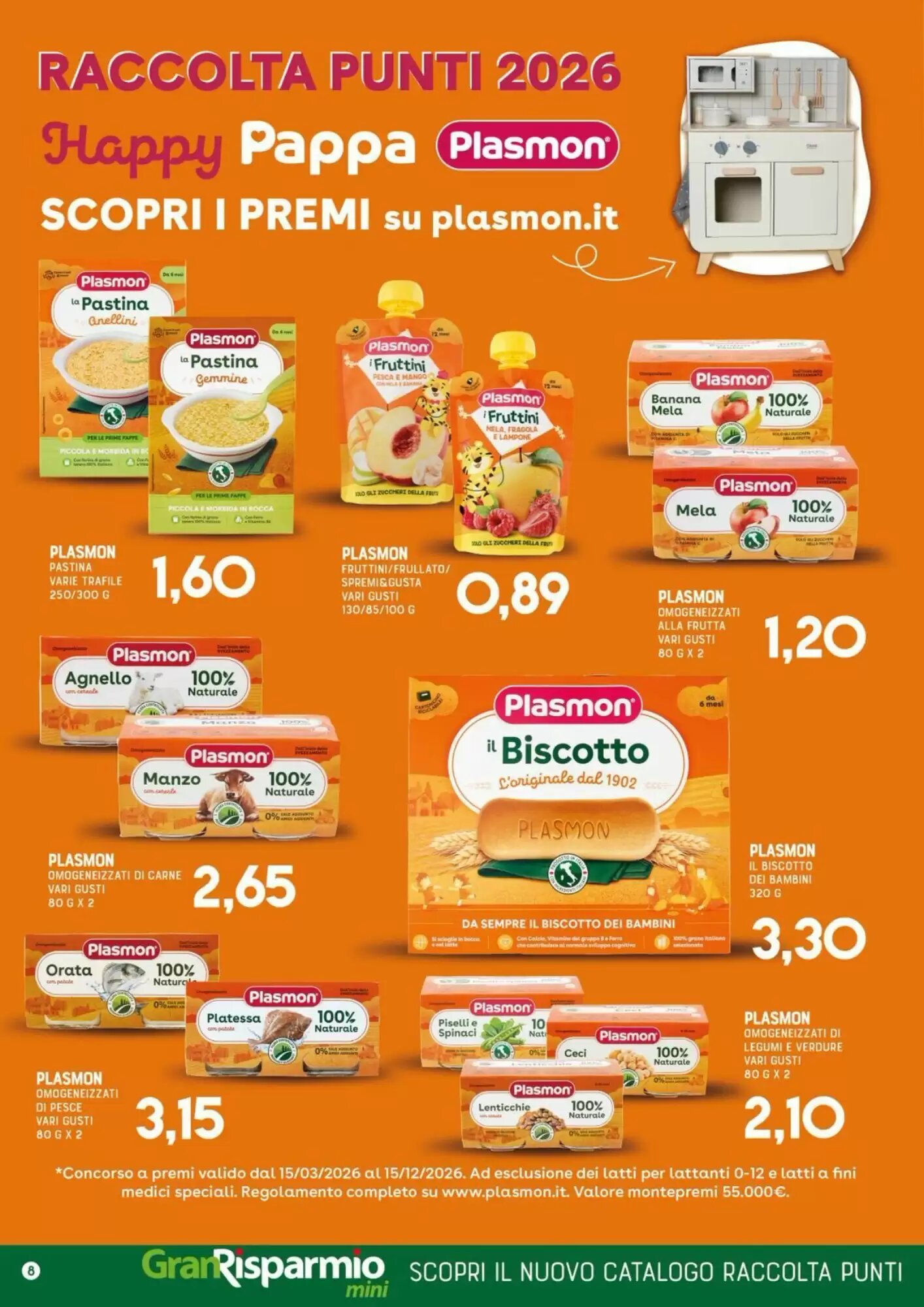 Volantino promozionale Gran Risparmio  valide dal 26/08/2026 - Pagina 8.
