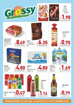 Volantino promozionale Grossy  valide dal 26/08/2026