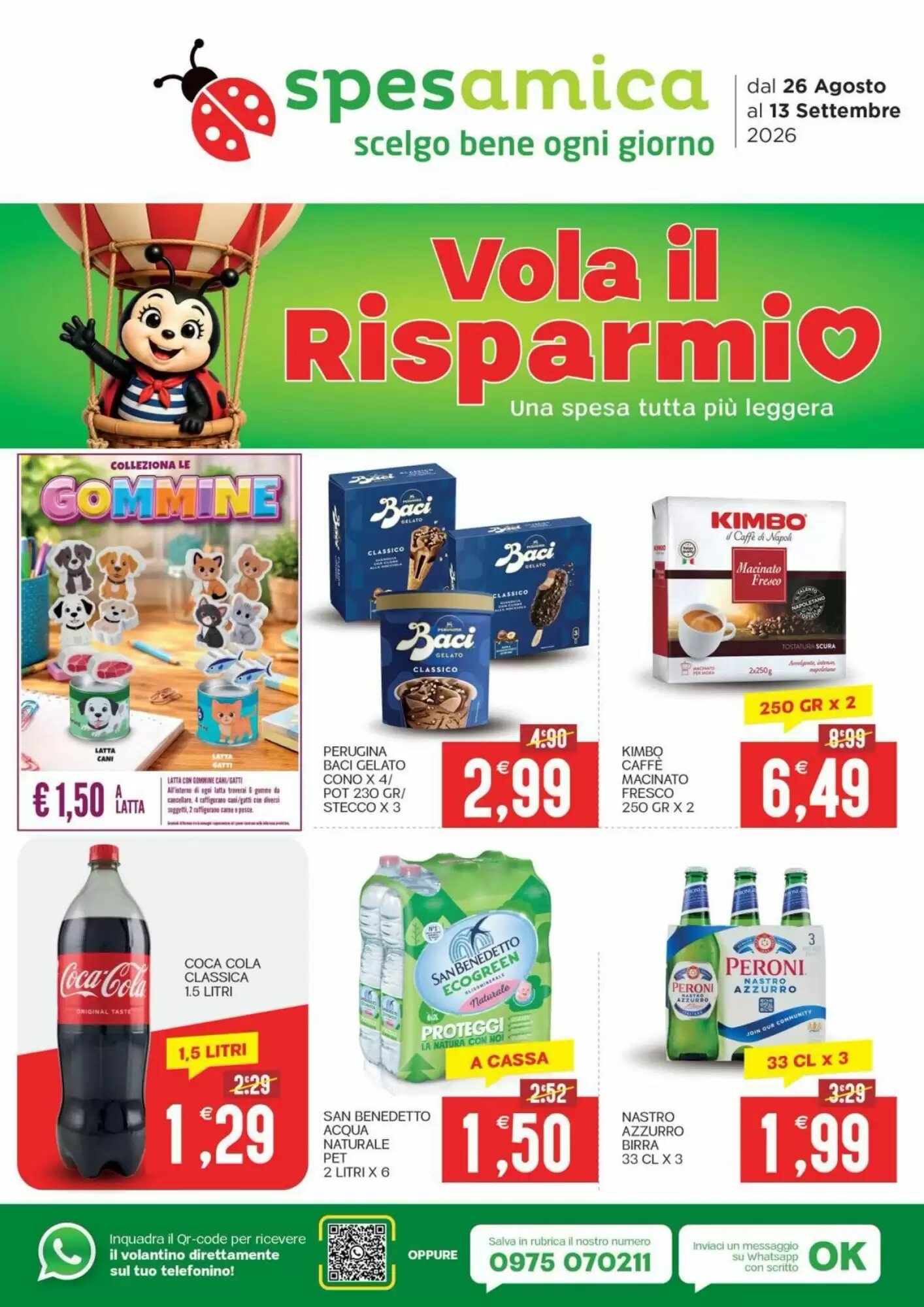 Volantino promozionale SpesAmica  valide dal 26/08/2026 - Pagina 1.