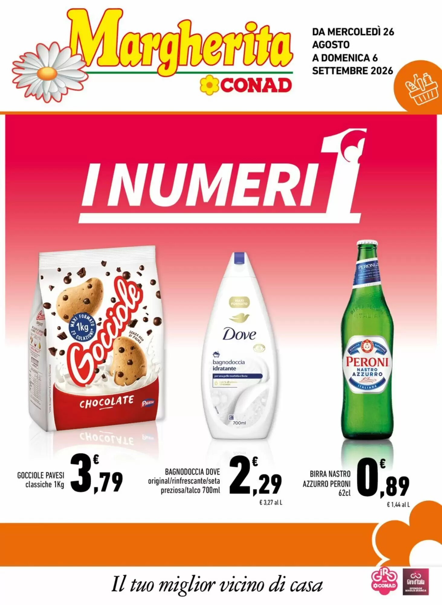Volantino promozionale Conad Margherita valide dal 26/08/2026 - Pagina 1.