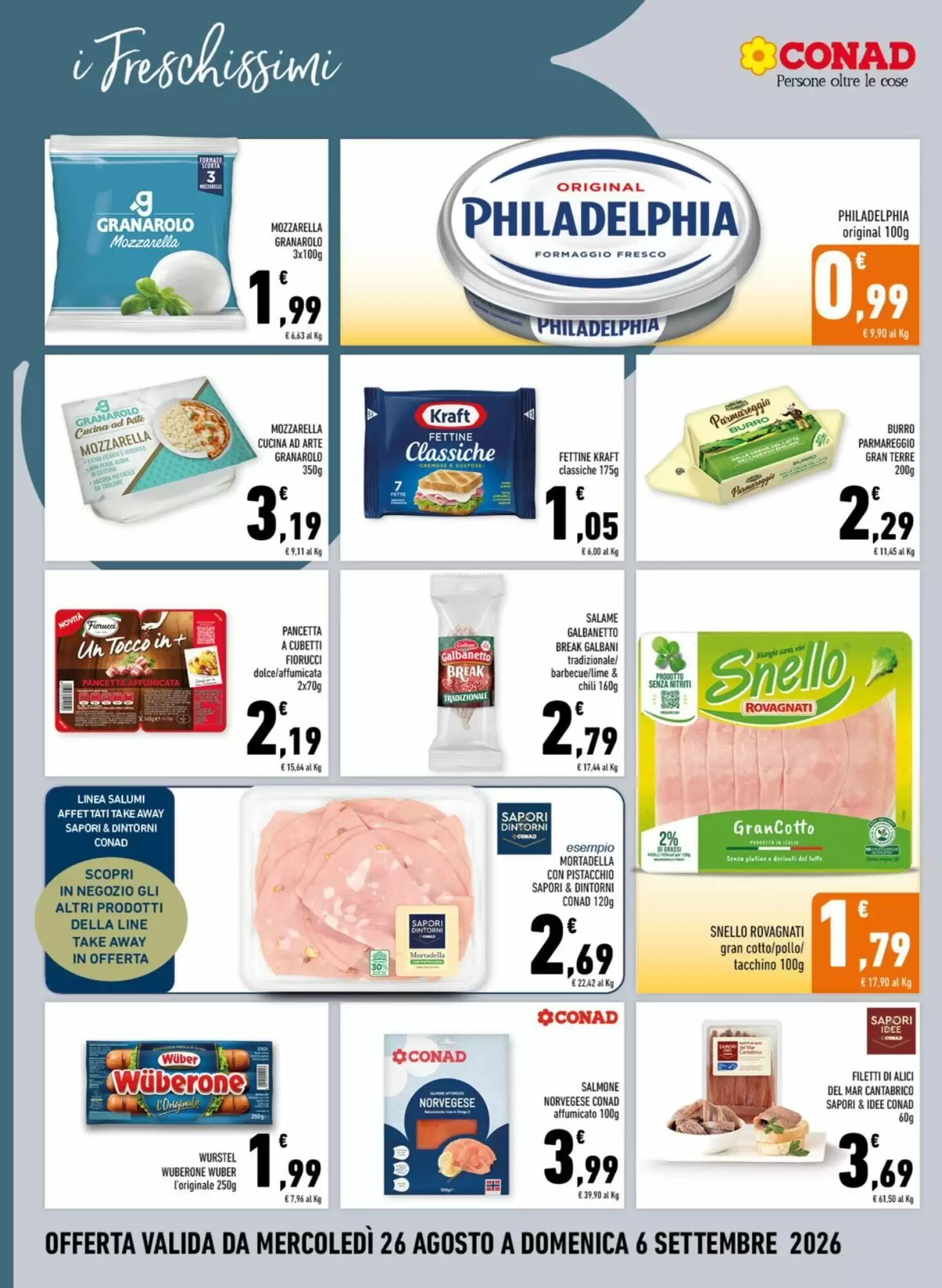 Volantino promozionale Conad Margherita  valide dal 26/08/2026 - Pagina 10.