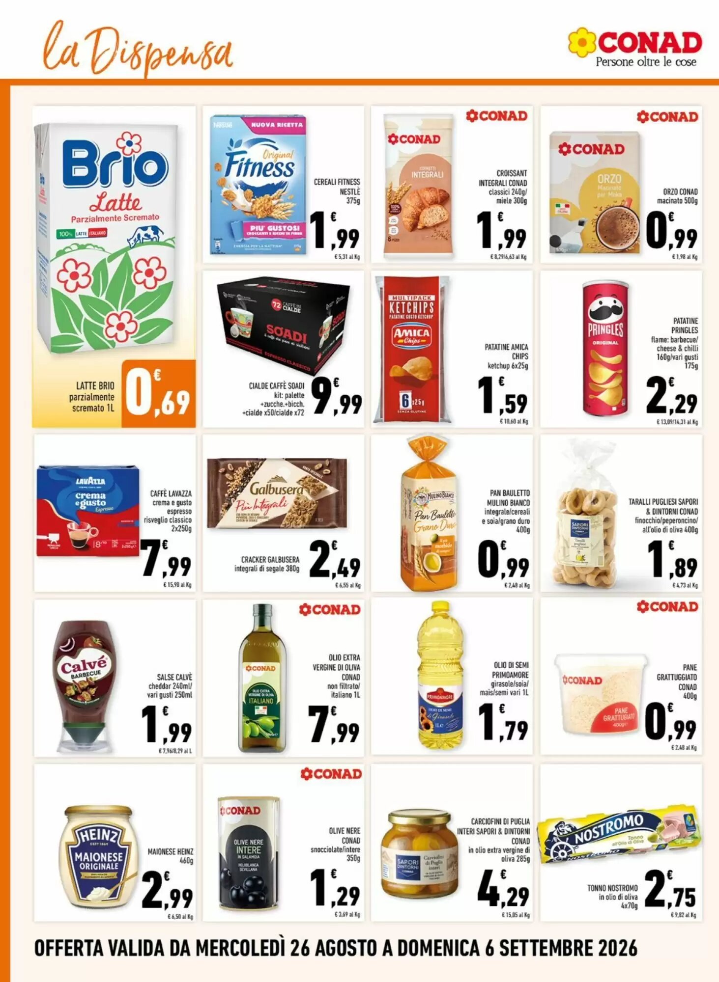 Volantino promozionale Conad Margherita  valide dal 26/08/2026 - Pagina 12.