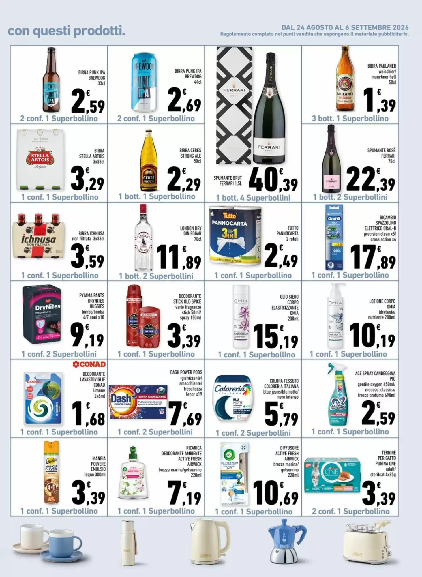 Volantino promozionale Conad Margherita  valide dal 26/08/2026 - Pagina 15.