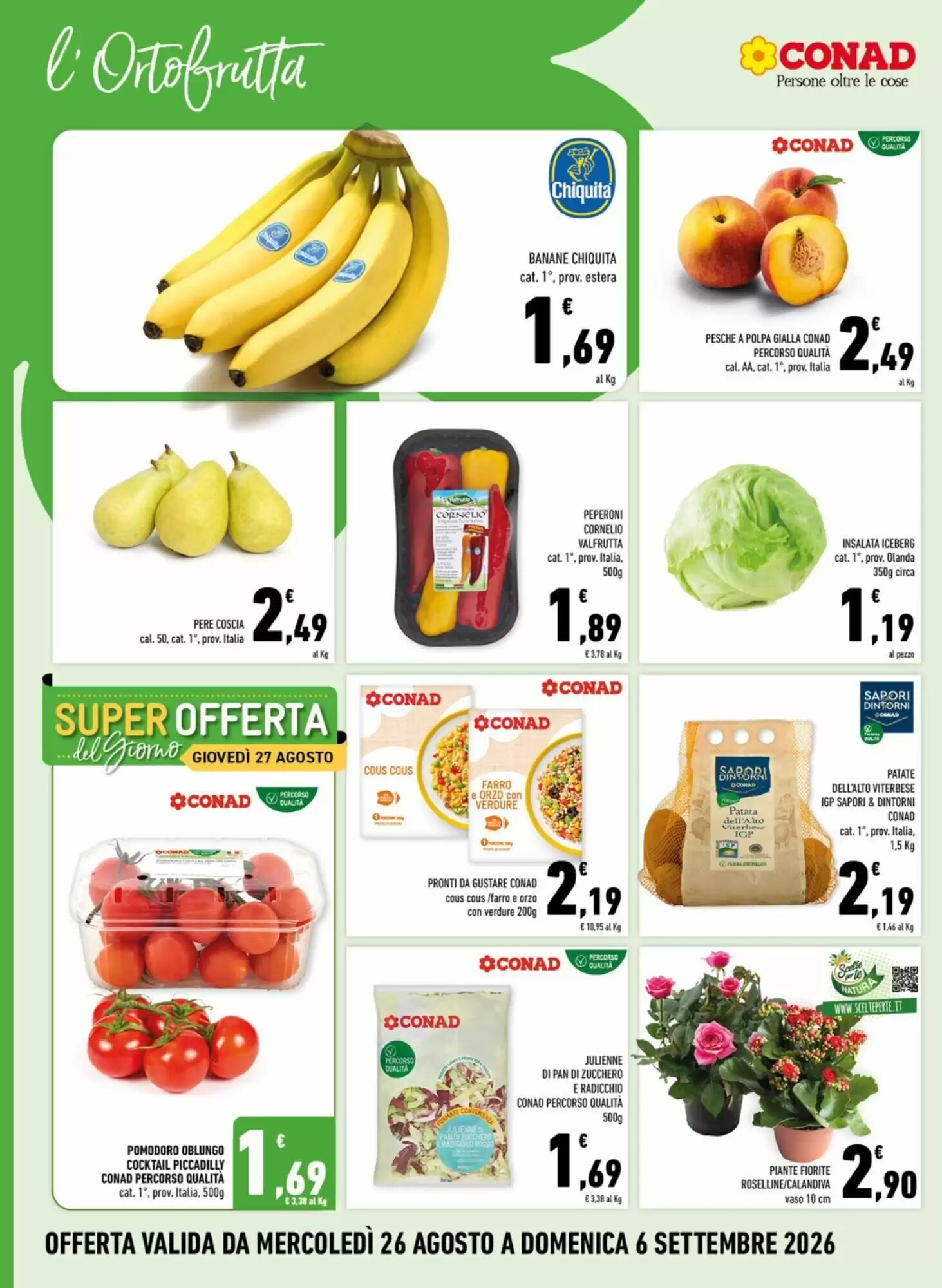 Volantino promozionale Conad Margherita  valide dal 26/08/2026 - Pagina 2.
