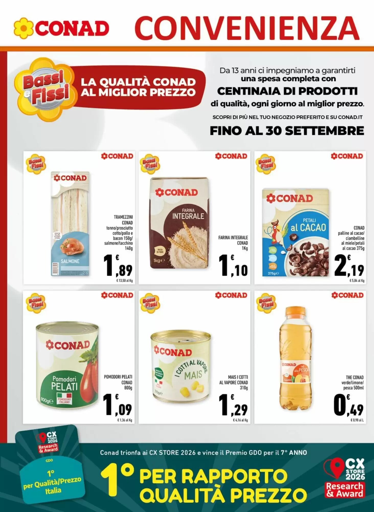 Volantino promozionale Conad Margherita  valide dal 26/08/2026 - Pagina 6.