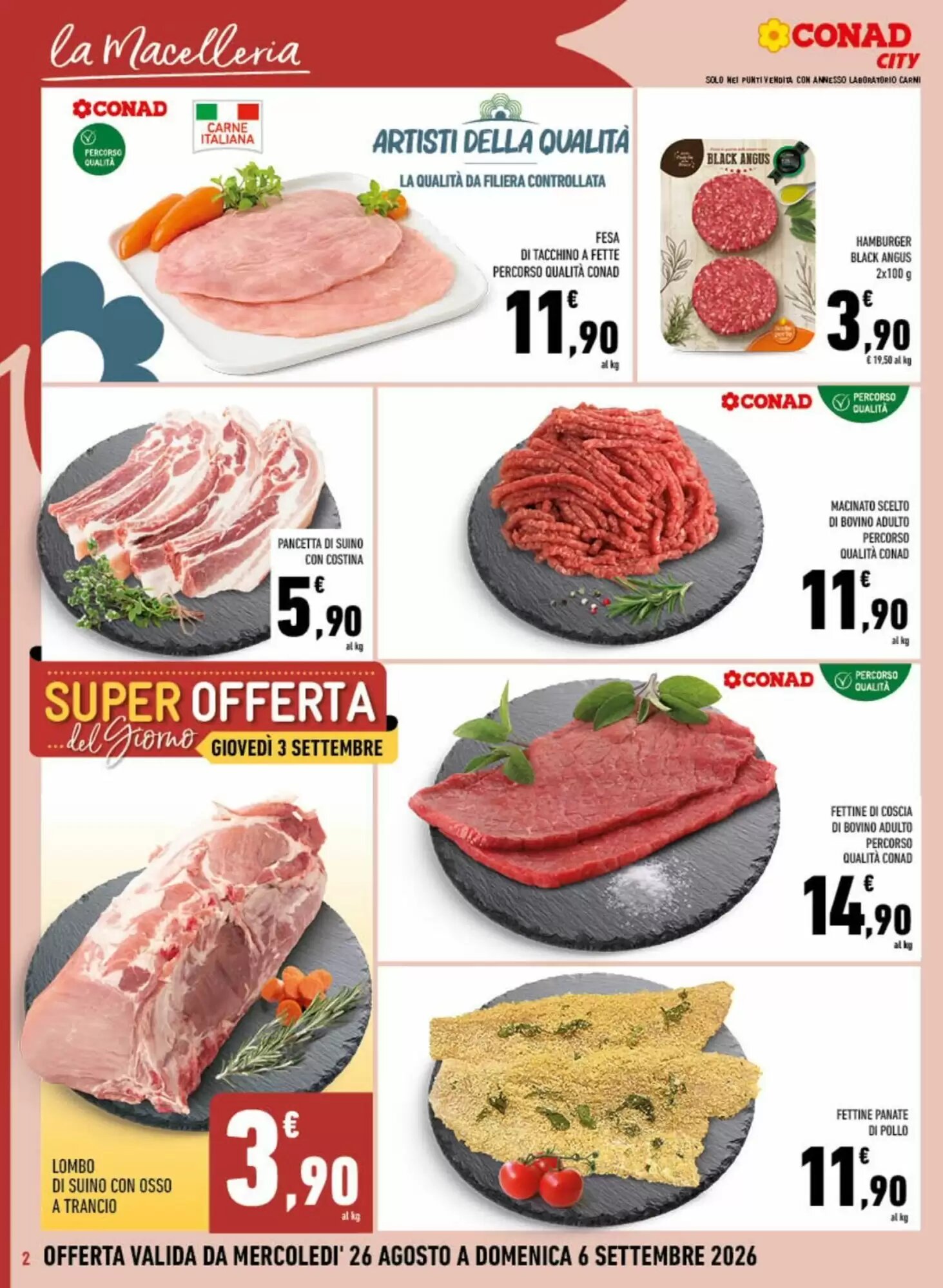 Volantino promozionale Conad City  valide dal 26/08/2026 - Pagina 2.