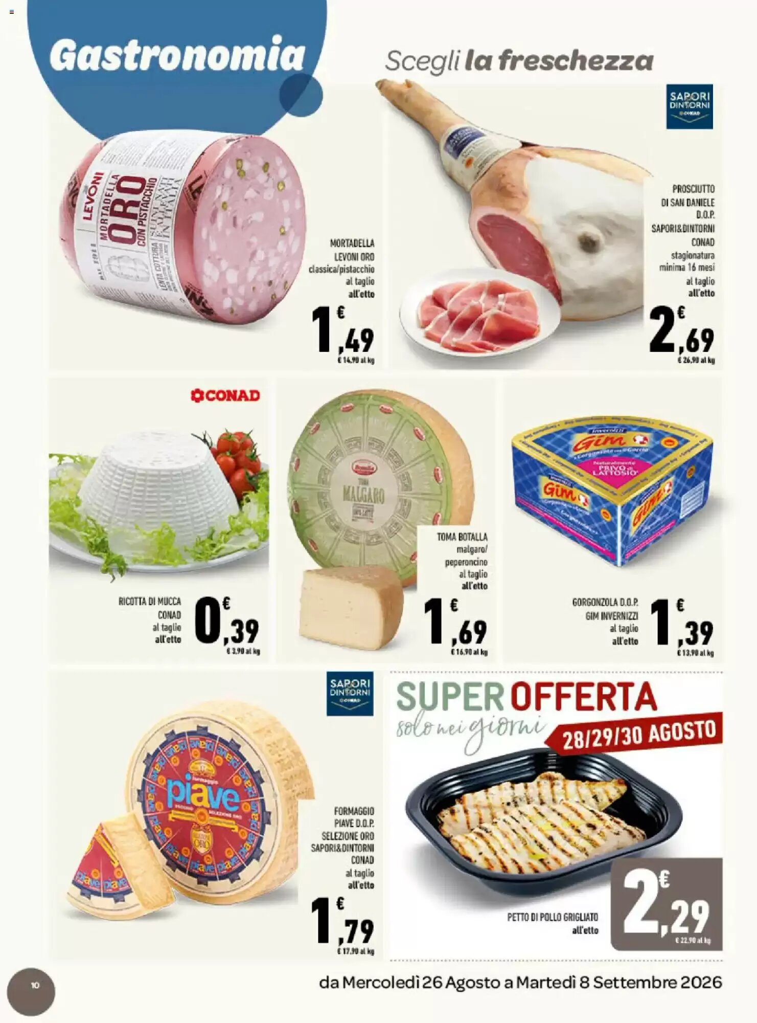 Volantino promozionale Conad  valide dal 26/08/2026 - Pagina 10.