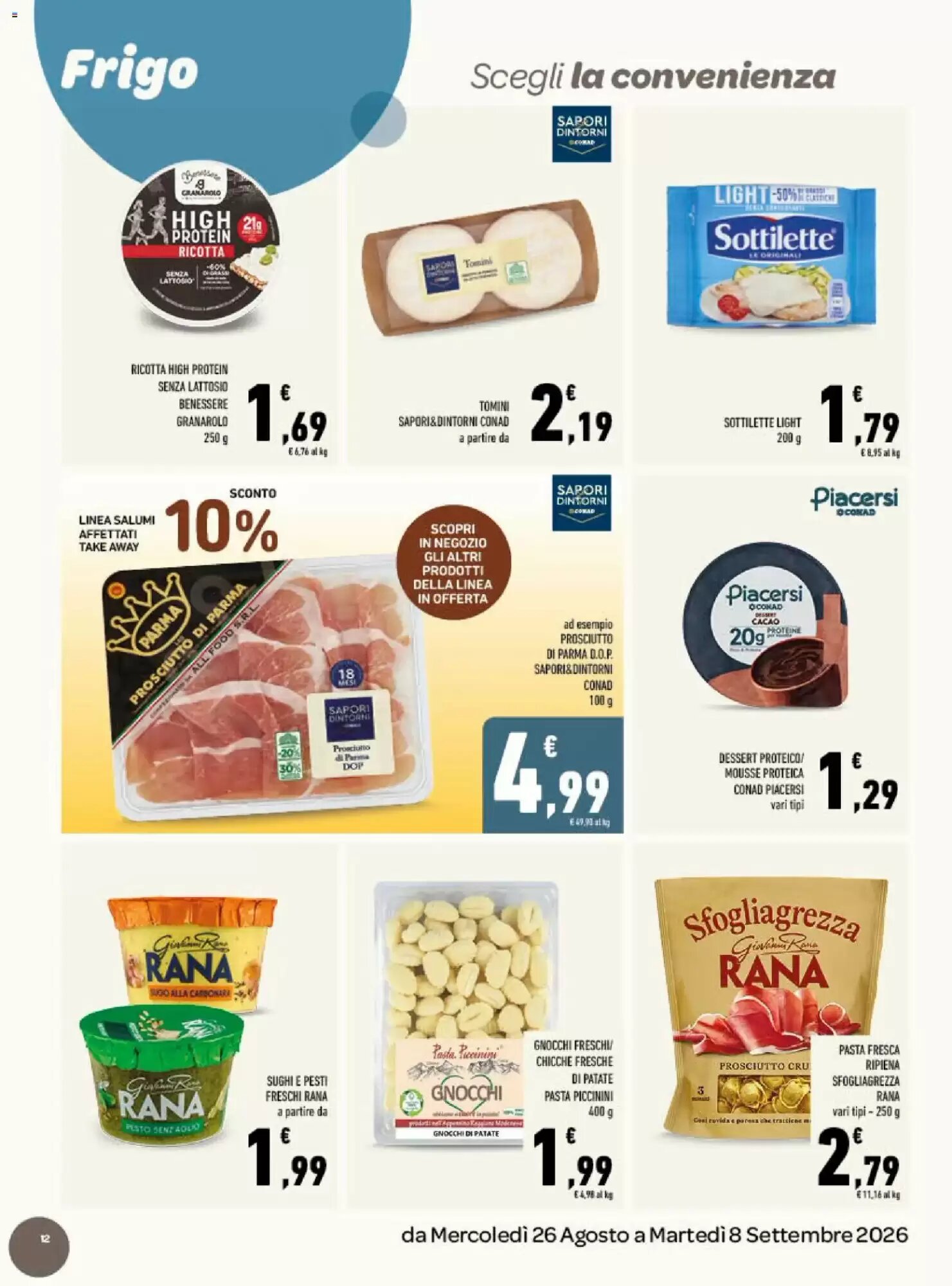 Volantino promozionale Conad  valide dal 26/08/2026 - Pagina 12.