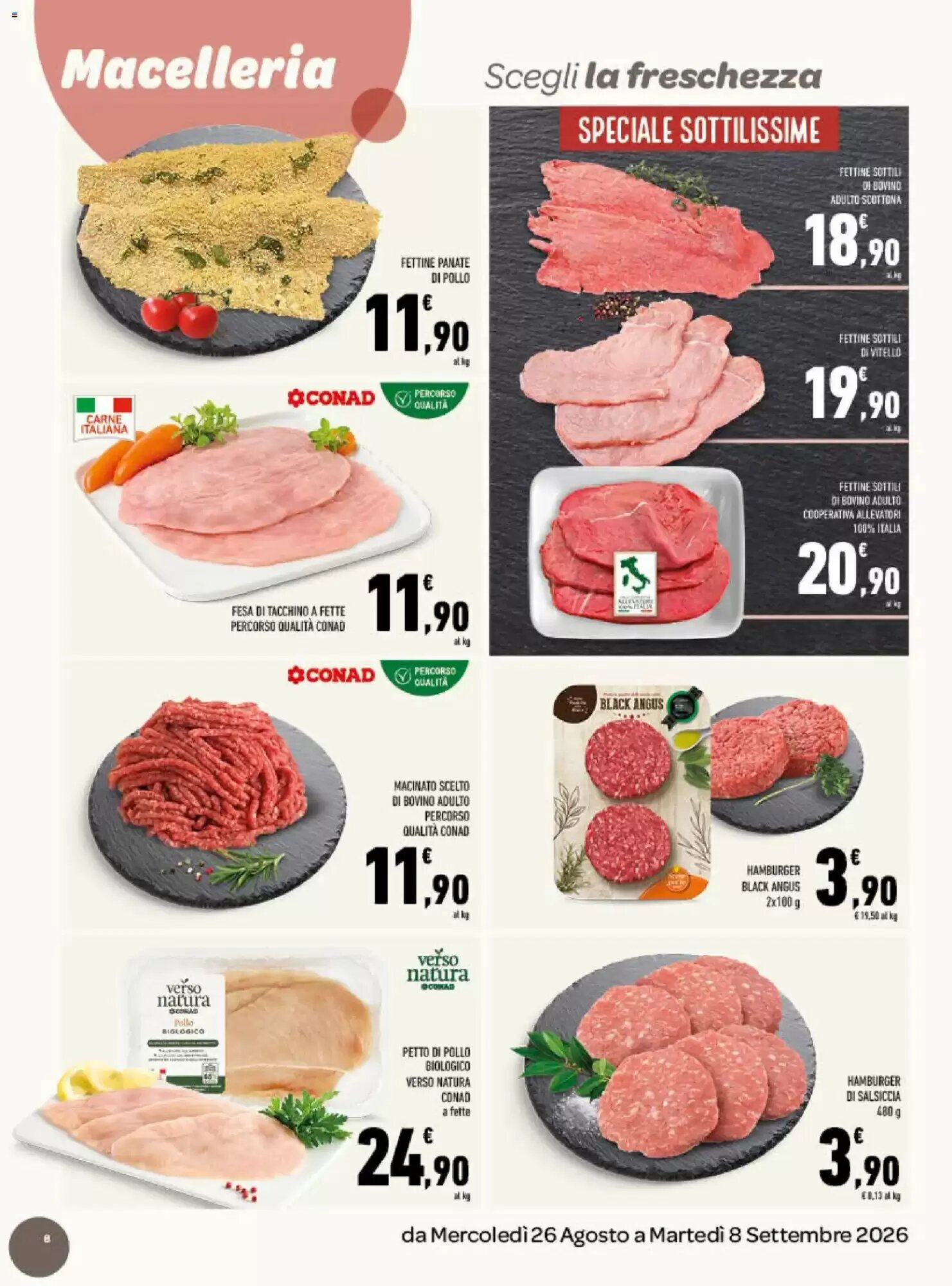 Volantino promozionale Conad  valide dal 26/08/2026 - Pagina 8.