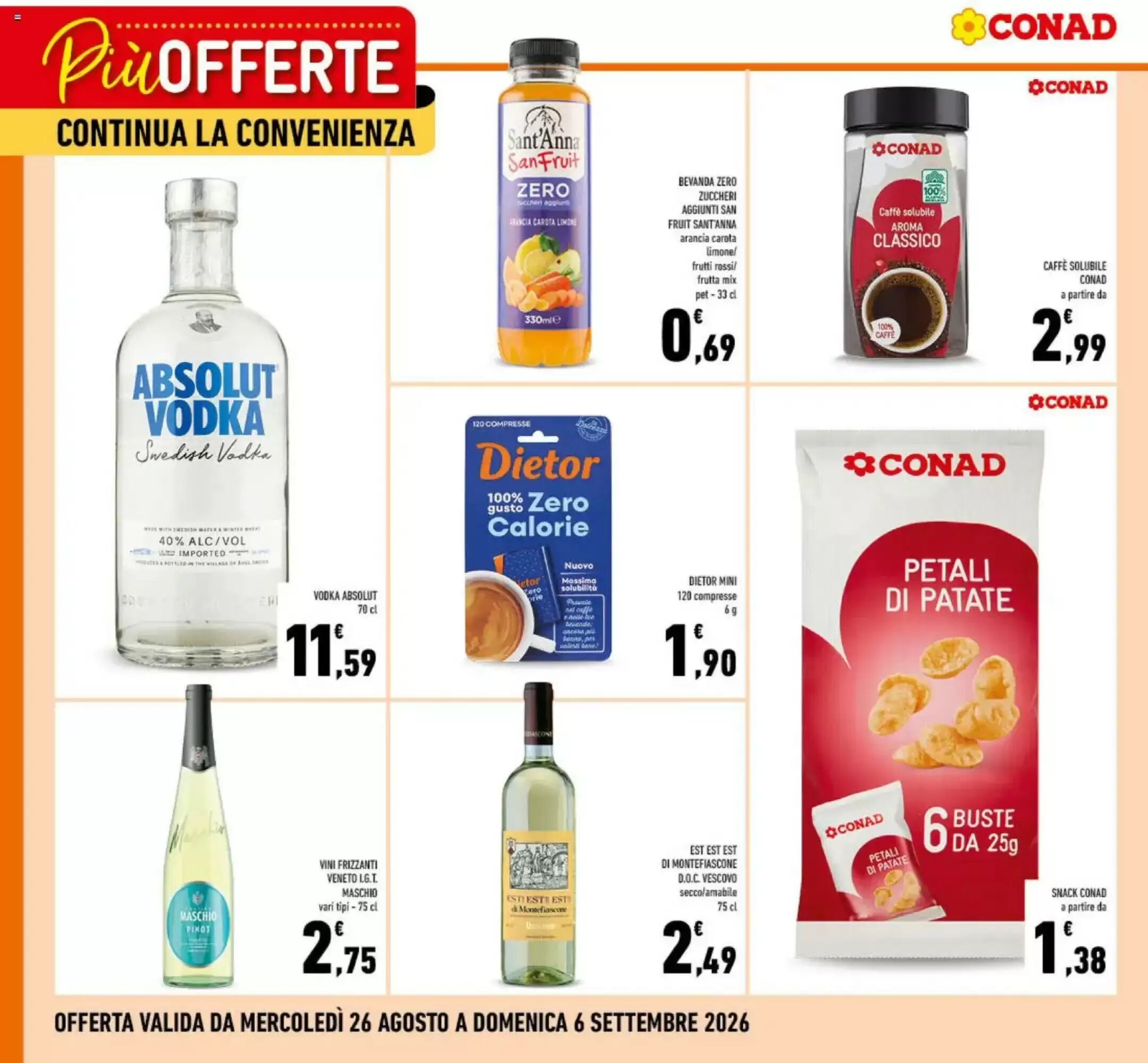 Volantino promozionale Conad  valide dal 26/08/2026 - Pagina 2.
