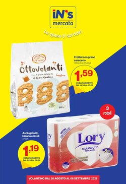 Volantino promozionale iN's Mercato  valide dal 26/08/2026