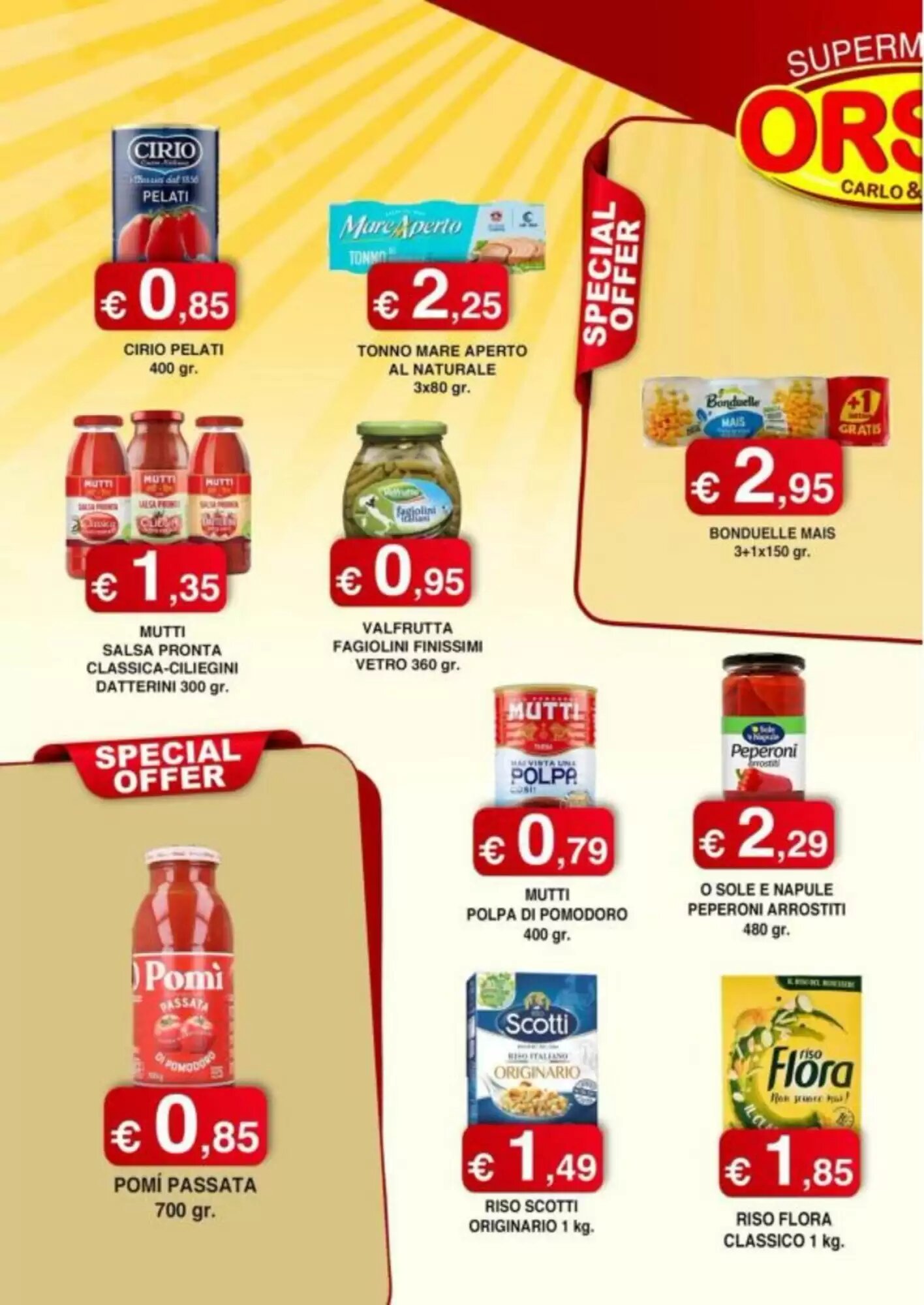 Volantino promozionale Orsini Market  valide dal 26/08/2026 - Pagina 4.
