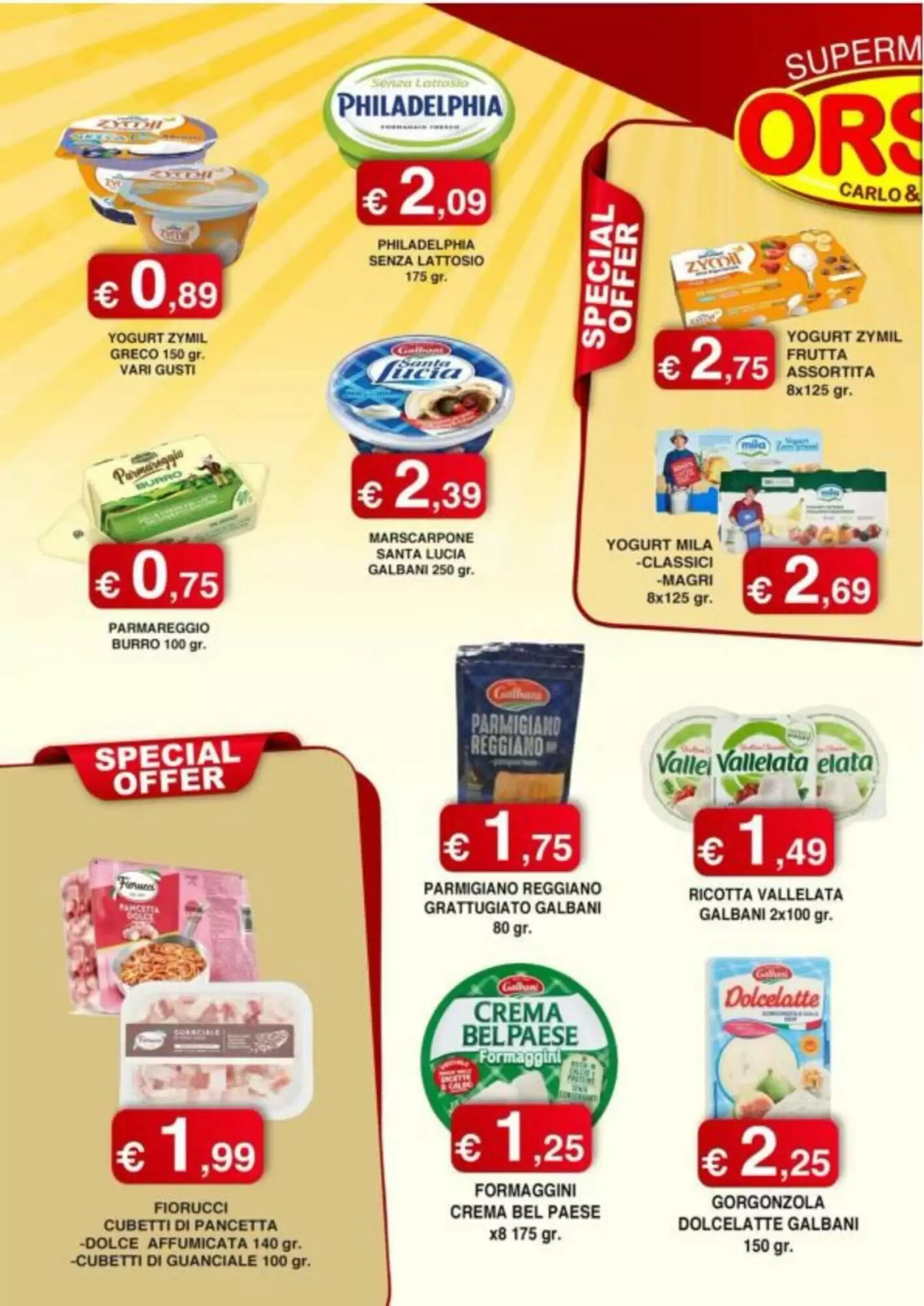Volantino promozionale Orsini Market  valide dal 26/08/2026 - Pagina 8.