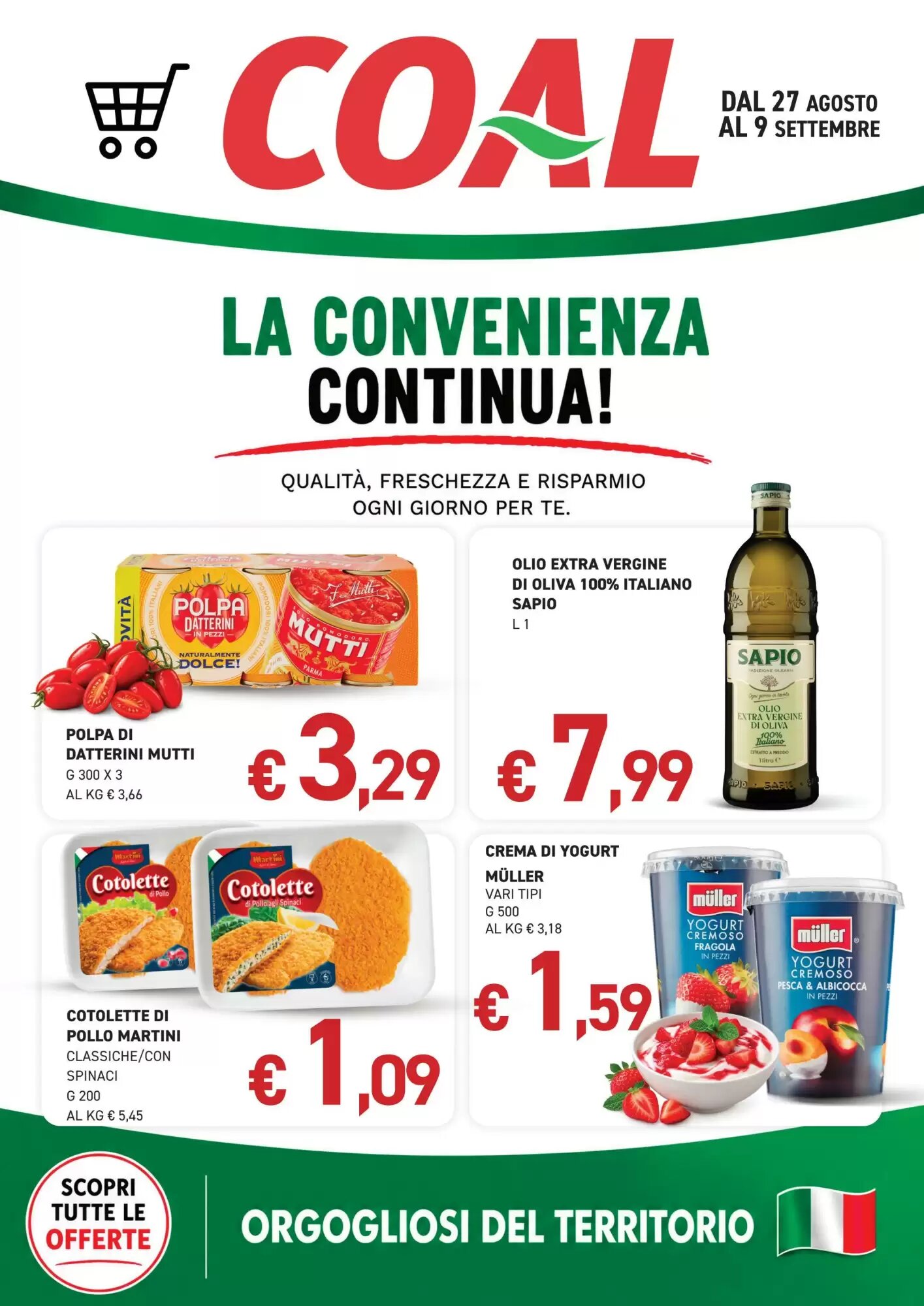 Volantino promozionale Coal valide dal 27/08/2026 - Pagina 1.