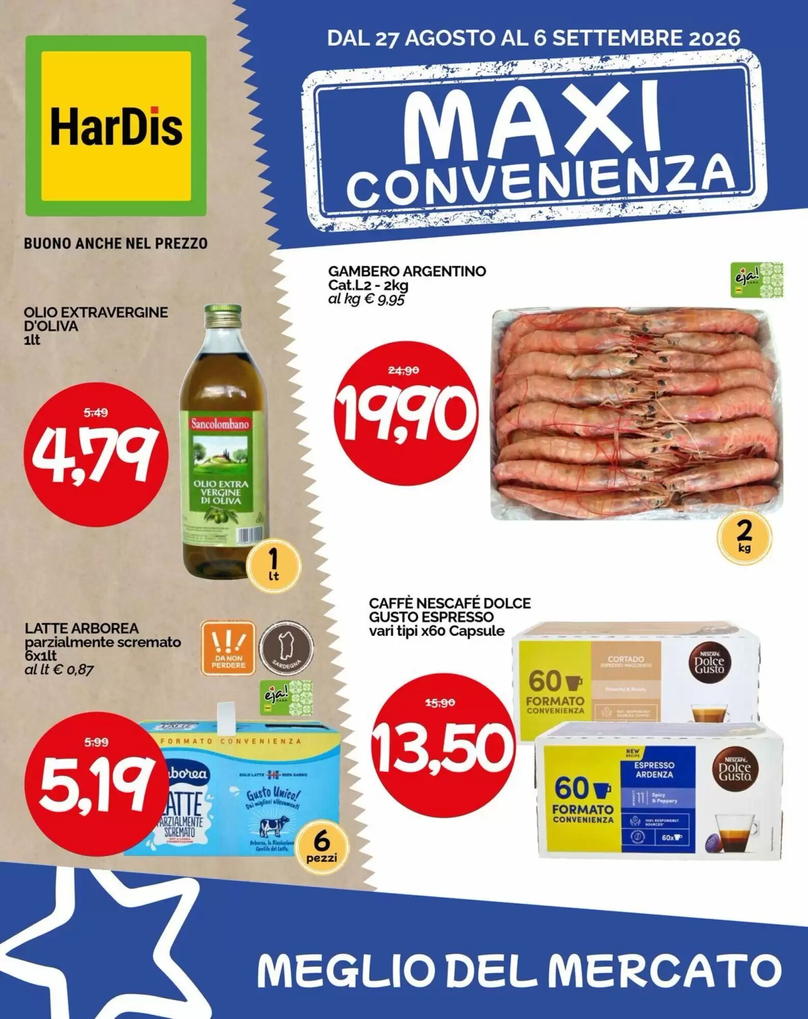 Volantino promozionale Hardis  valide dal 27/08/2026 - Pagina 1.