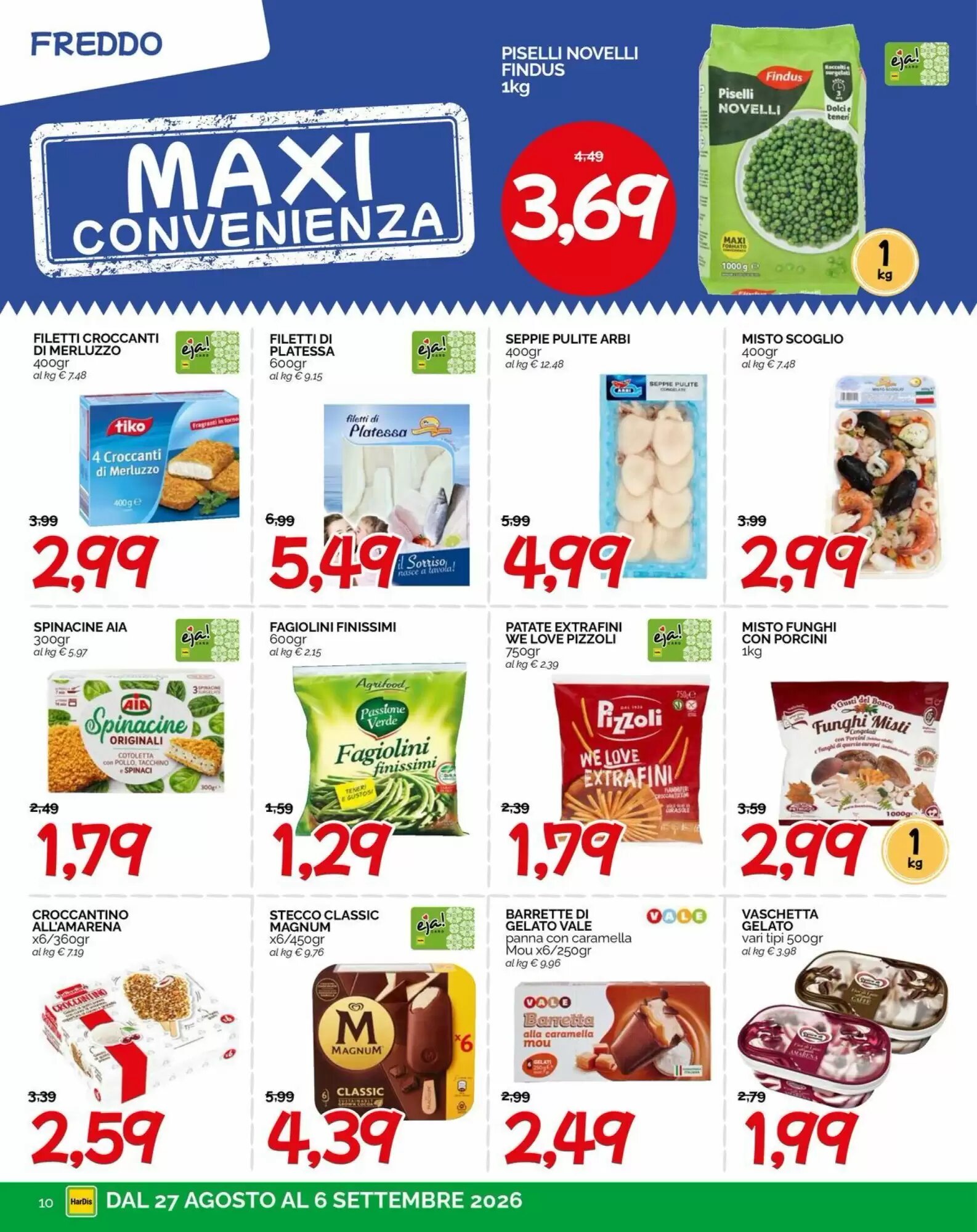 Volantino promozionale Hardis  valide dal 27/08/2026 - Pagina 10.