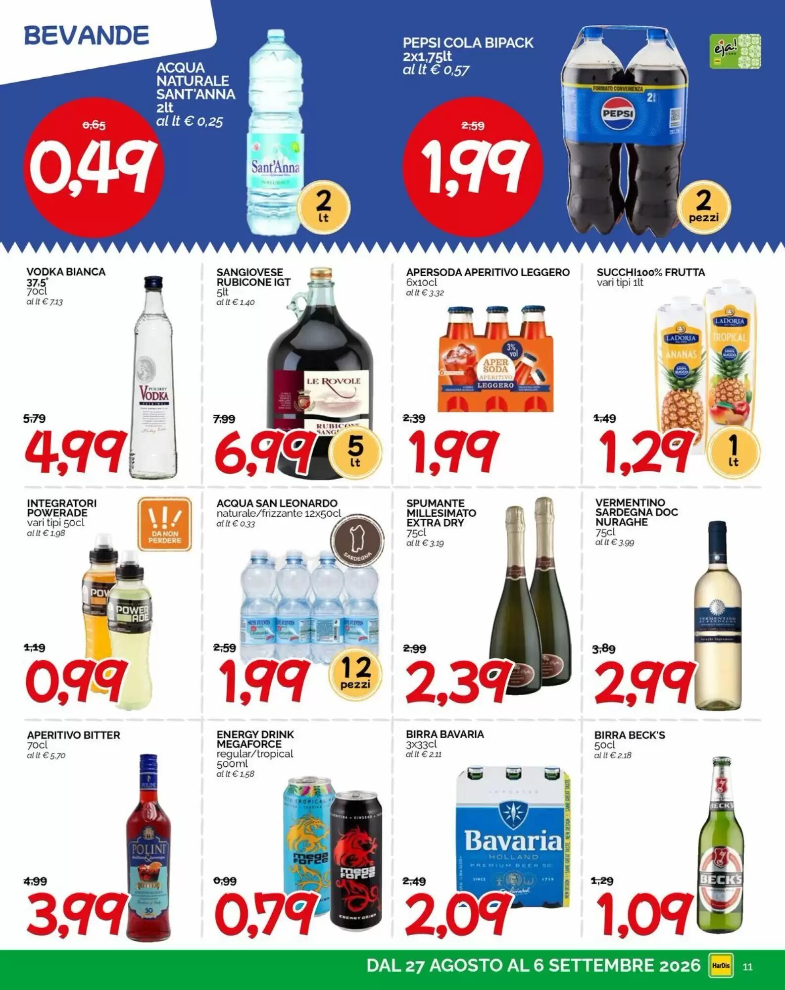 Volantino promozionale Hardis  valide dal 27/08/2026 - Pagina 11.
