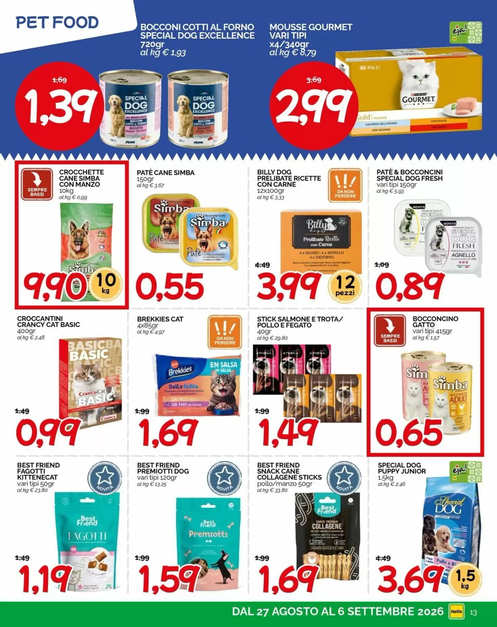 Volantino promozionale Hardis  valide dal 27/08/2026 - Pagina 13.