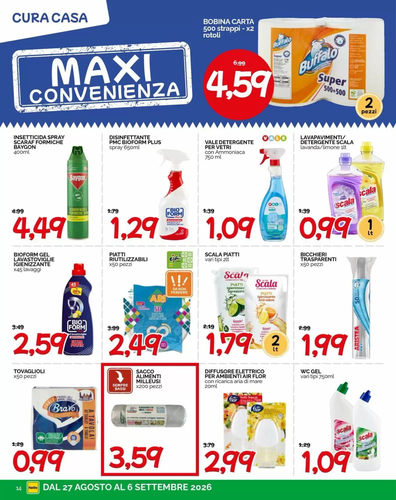 Volantino promozionale Hardis  valide dal 27/08/2026 - Pagina 14.