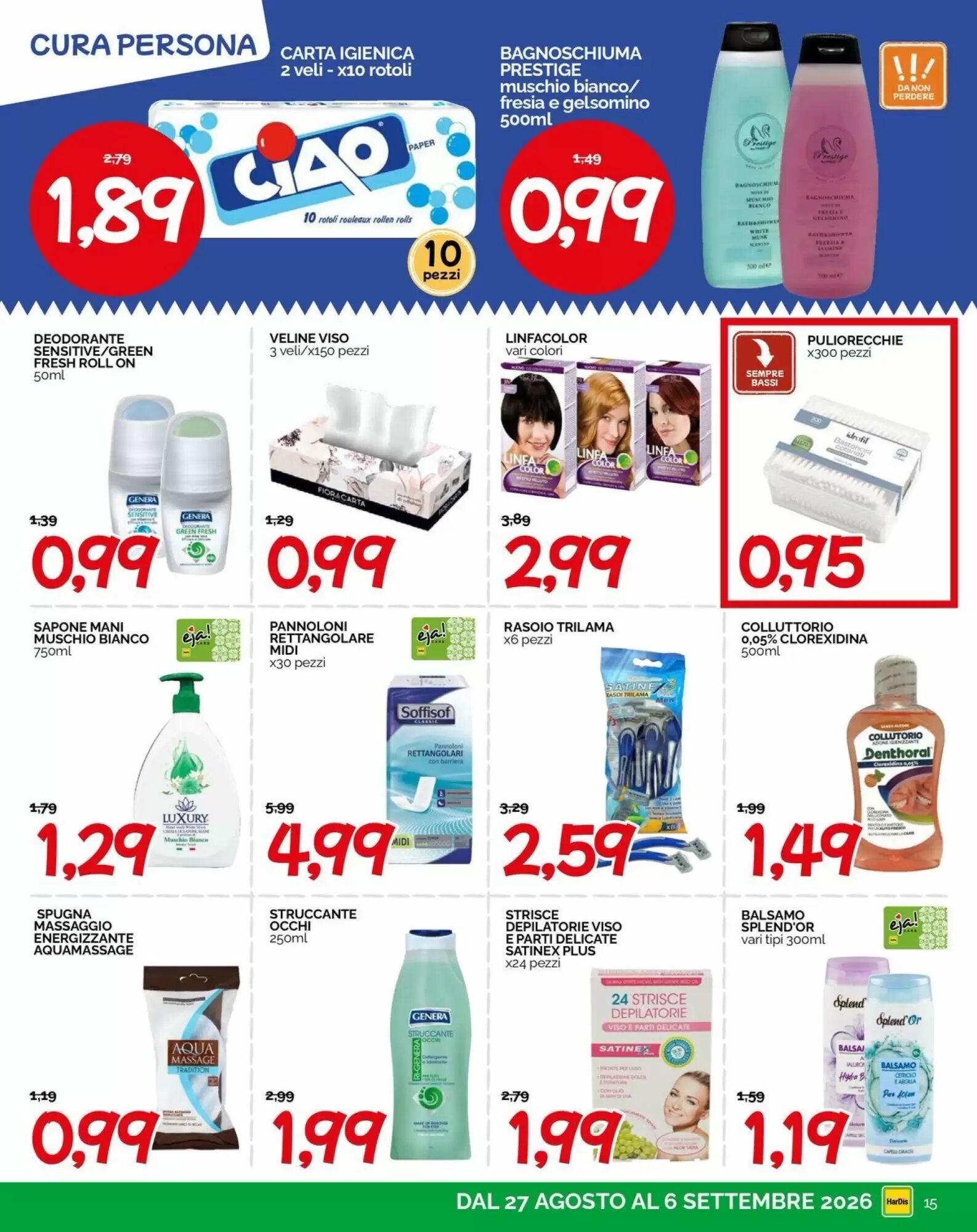 Volantino promozionale Hardis  valide dal 27/08/2026 - Pagina 15.