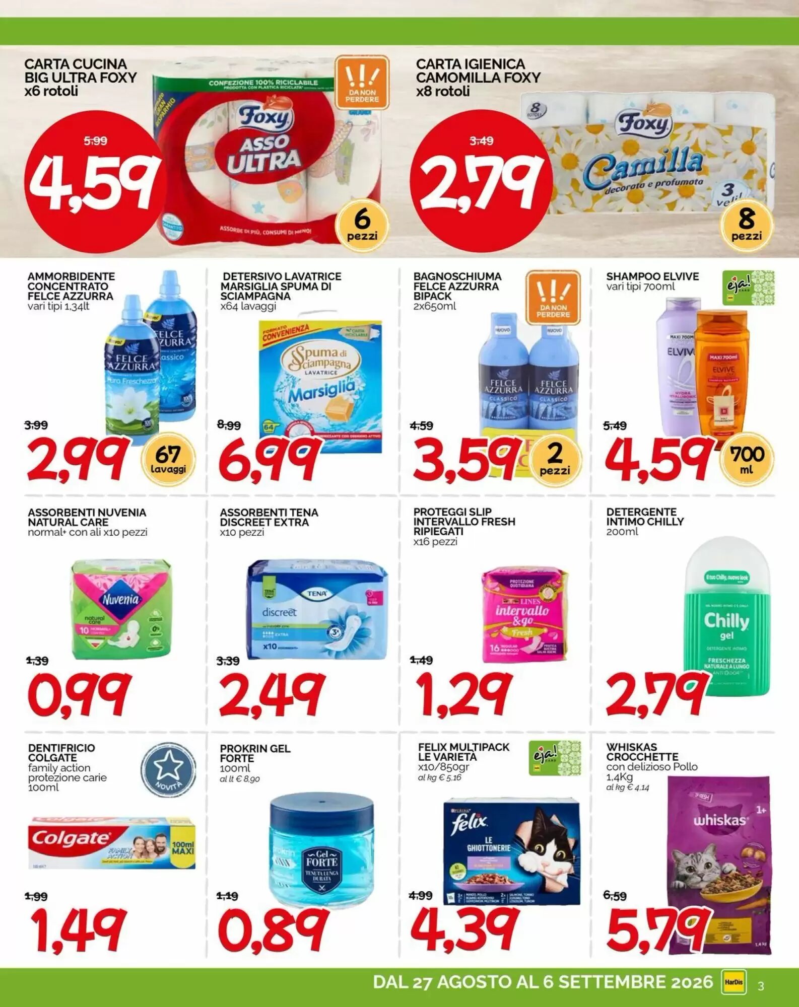 Volantino promozionale Hardis  valide dal 27/08/2026 - Pagina 3.