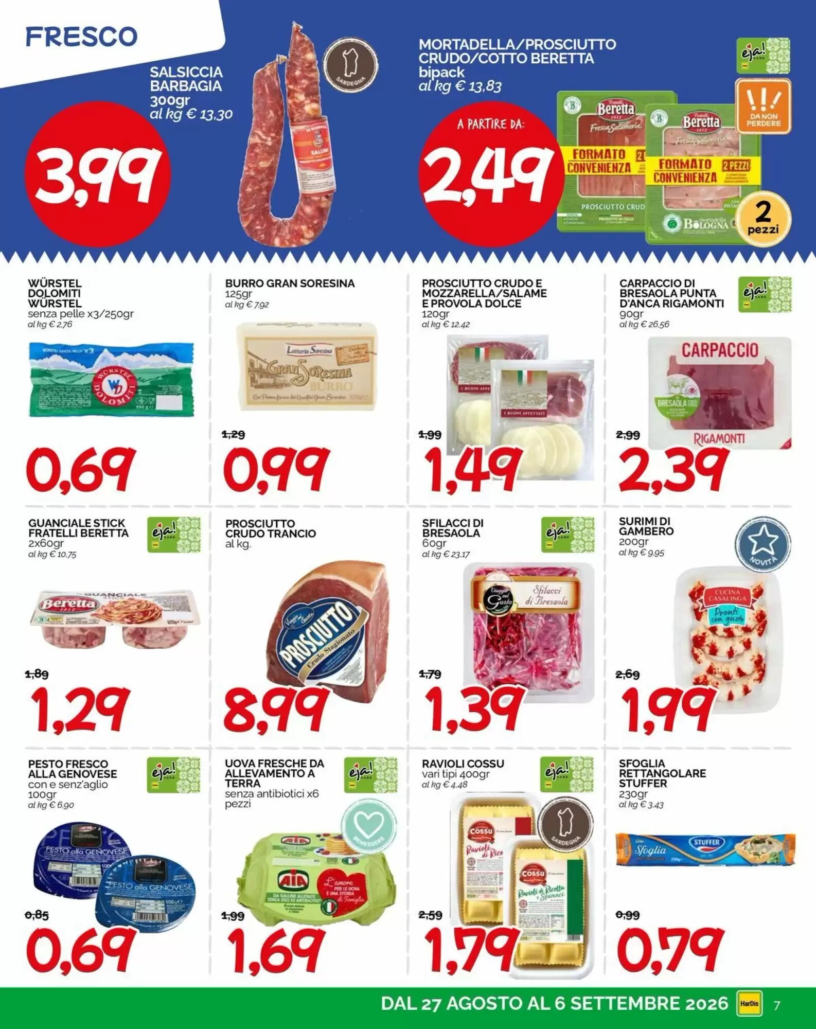 Volantino promozionale Hardis  valide dal 27/08/2026 - Pagina 7.