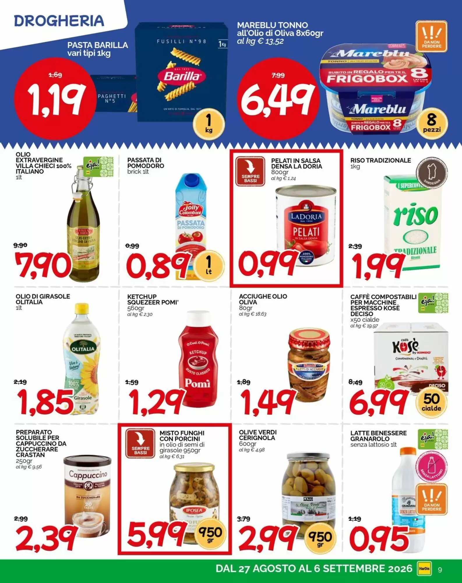 Volantino promozionale Hardis  valide dal 27/08/2026 - Pagina 9.