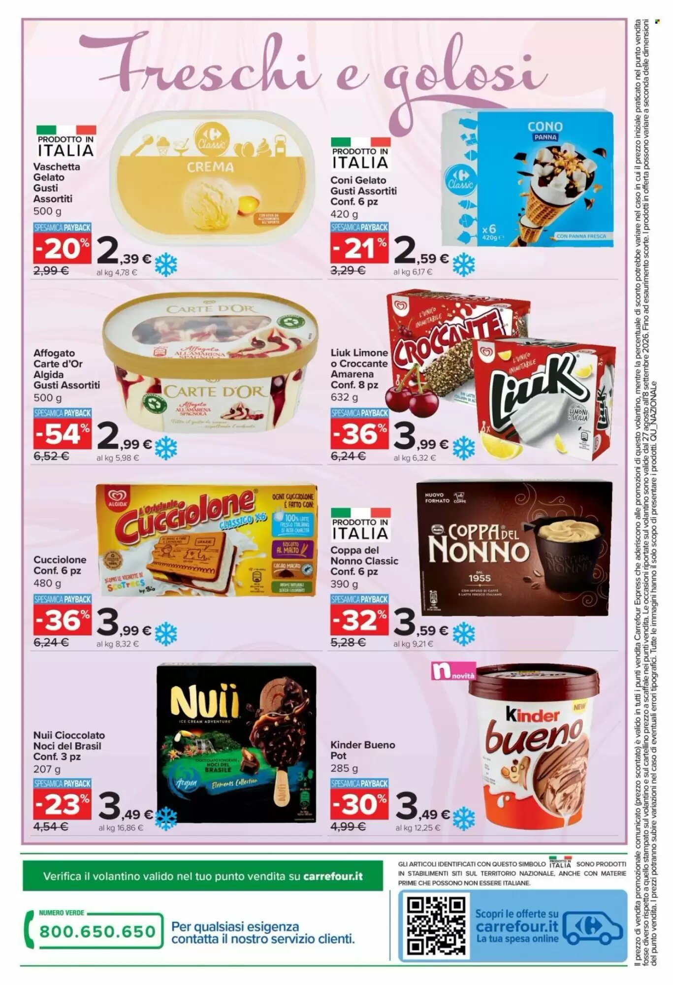 Volantino promozionale Carrefour Express  valide dal 27/08/2026 - Pagina 18.