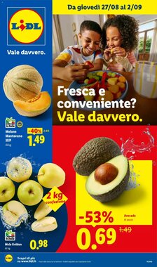 Volantino promozionale Lidl  valide dal 27/08/2026