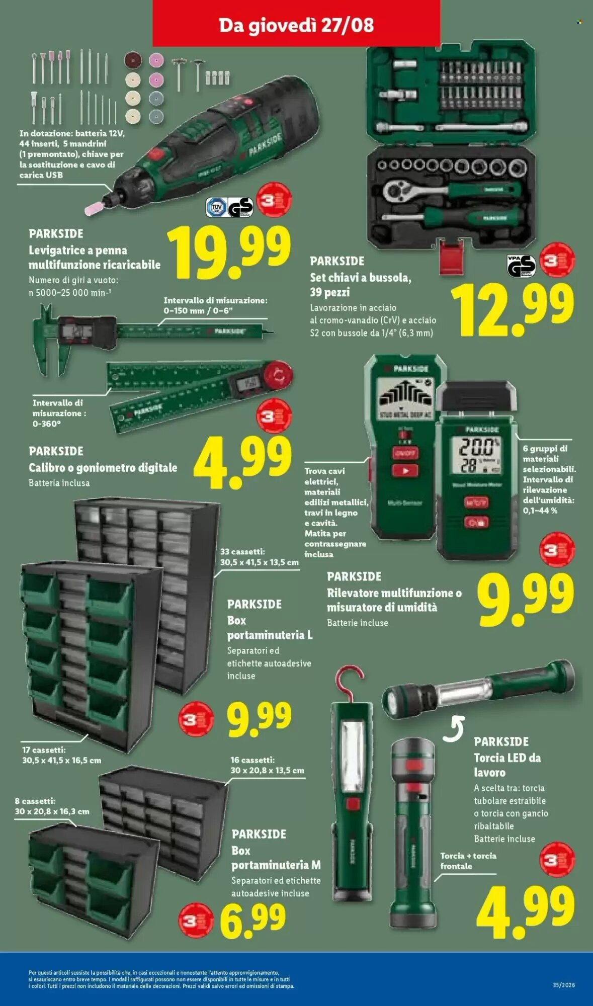 Volantino promozionale Lidl  valide dal 27/08/2026 - Pagina 25.