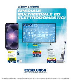 Volantino promozionale Esselunga  valide dal 27/08/2026