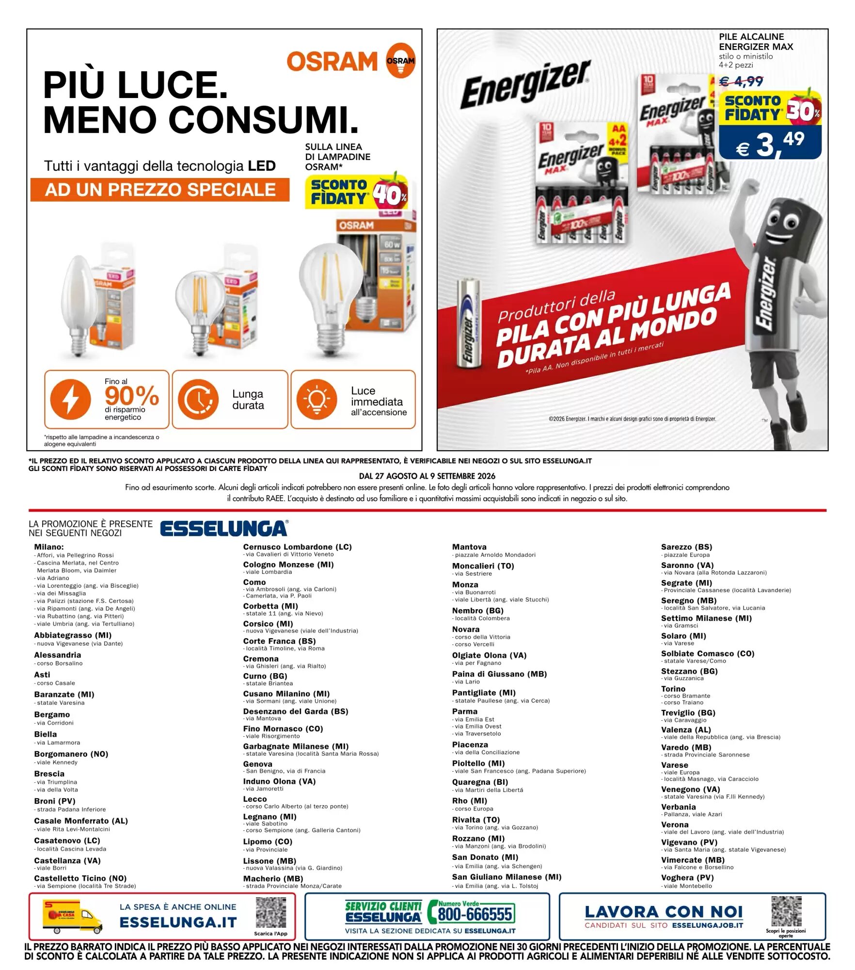 Volantino promozionale Esselunga  valide dal 27/08/2026 - Pagina 8.