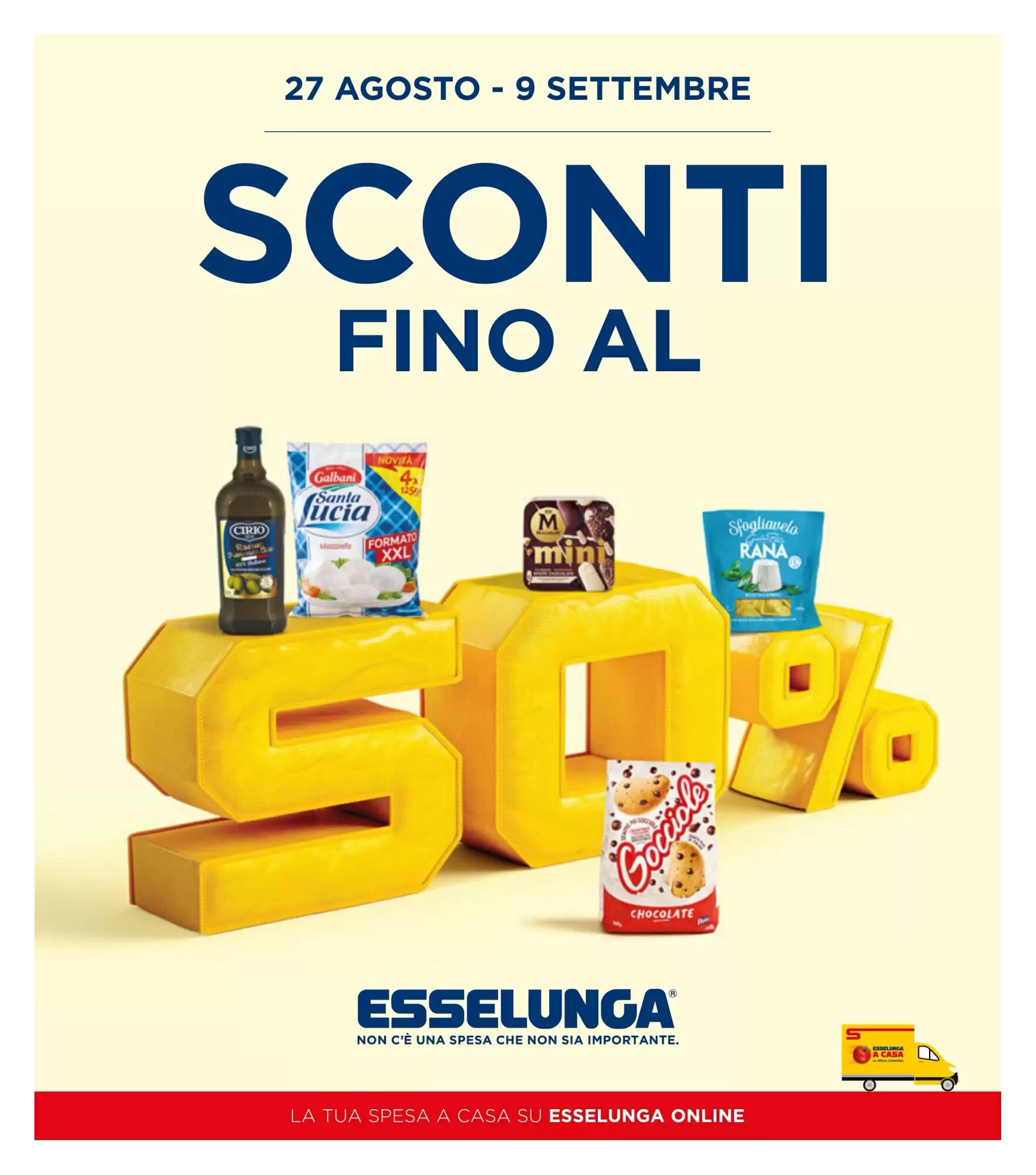 Volantino promozionale Esselunga  valide dal 27/08/2026 - Pagina 1.