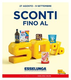 Volantino promozionale Esselunga  valide dal 27/08/2026