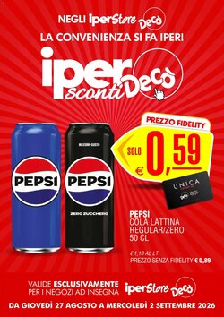 Volantino promozionale Deco Iperstore  valide dal 27/08/2026