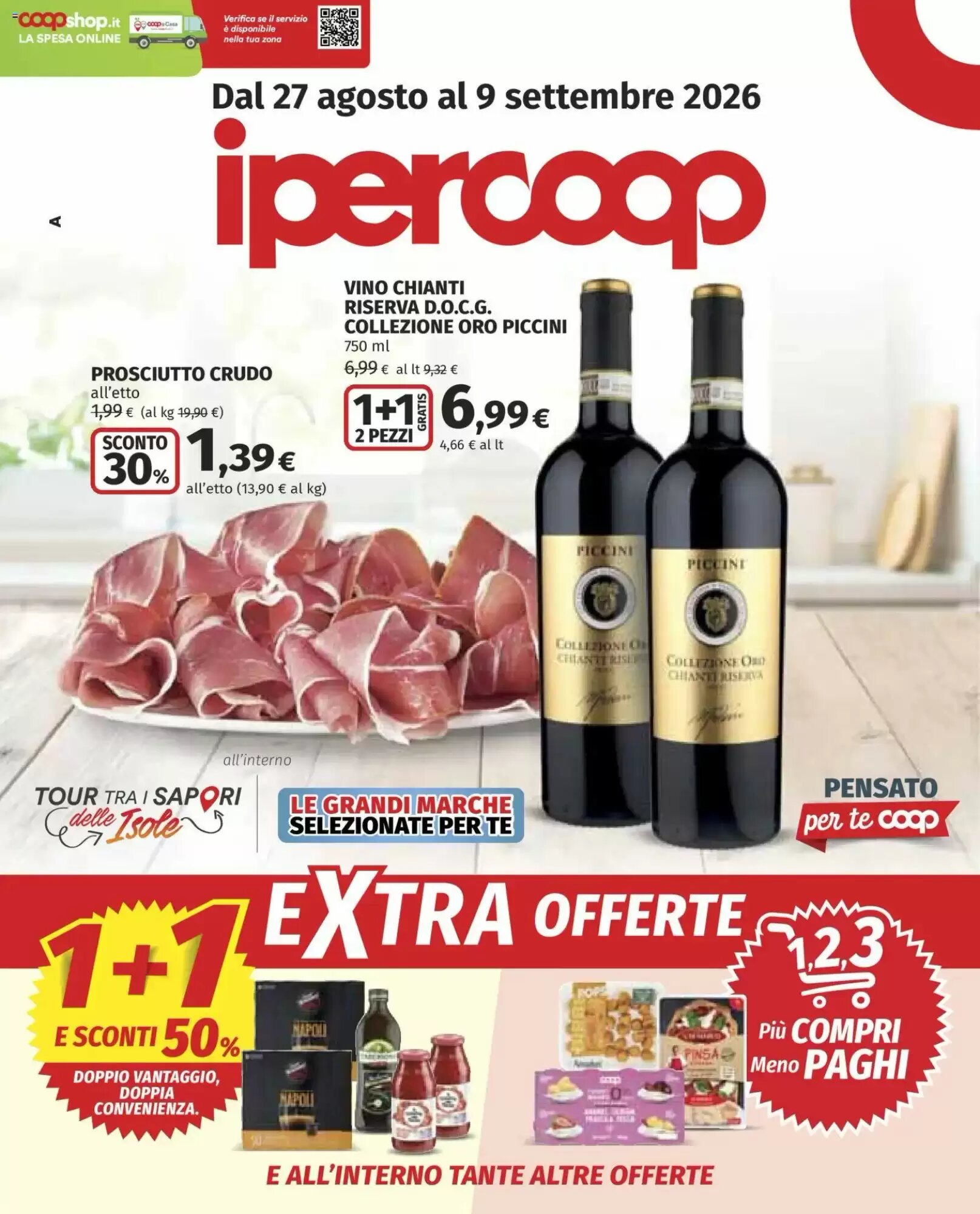 Volantino promozionale Ipercoop valide dal 27/08/2026 - Pagina 1.