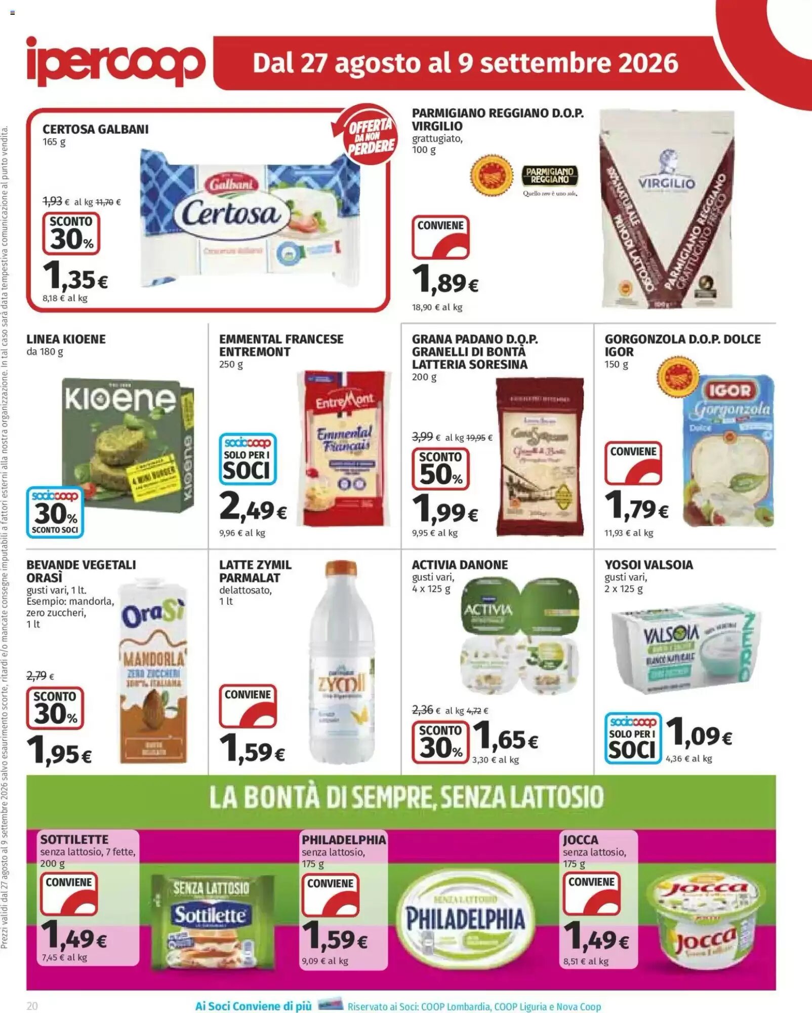 Volantino promozionale Ipercoop  valide dal 27/08/2026 - Pagina 20.