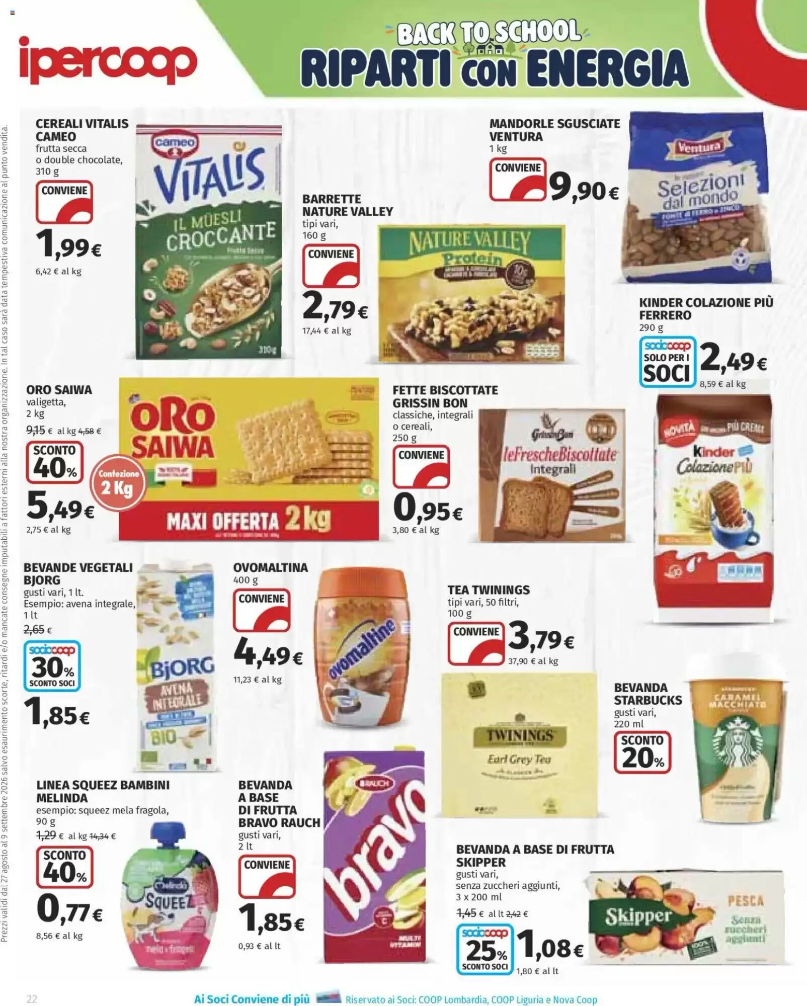 Volantino promozionale Ipercoop  valide dal 27/08/2026 - Pagina 22.