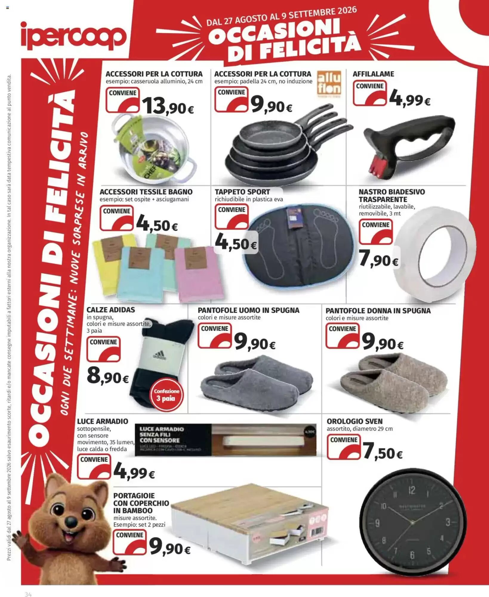 Volantino promozionale Ipercoop  valide dal 27/08/2026 - Pagina 34.
