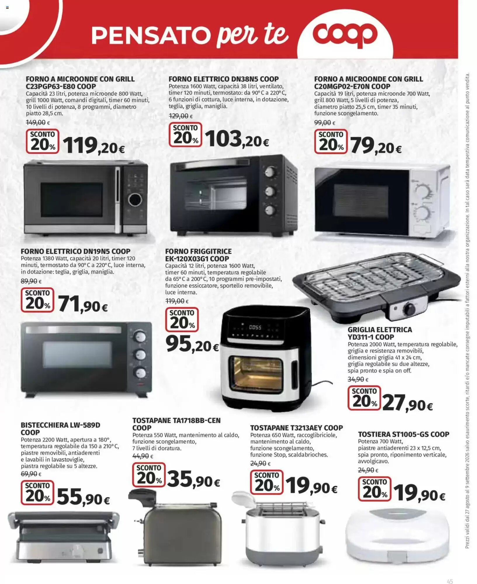 Volantino promozionale Ipercoop  valide dal 27/08/2026 - Pagina 45.