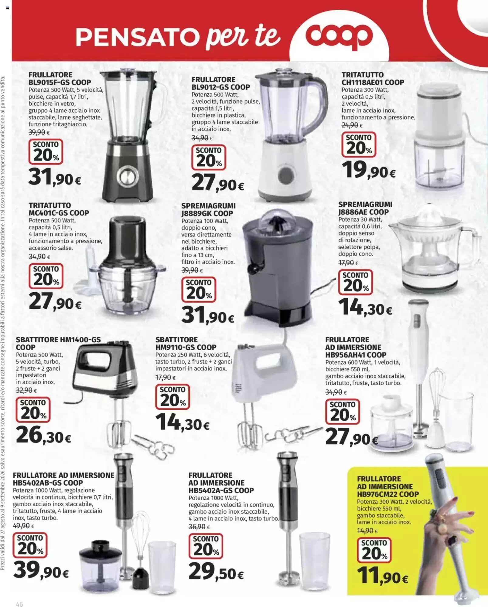 Volantino promozionale Ipercoop  valide dal 27/08/2026 - Pagina 46.